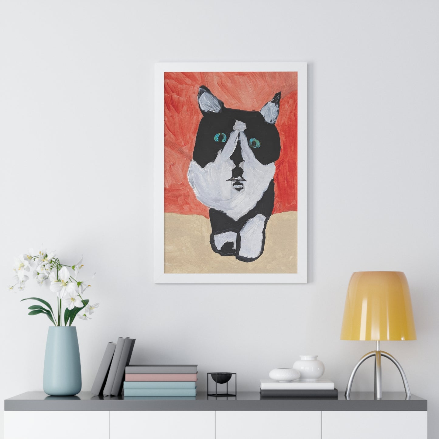 Framed Print - "Stache"