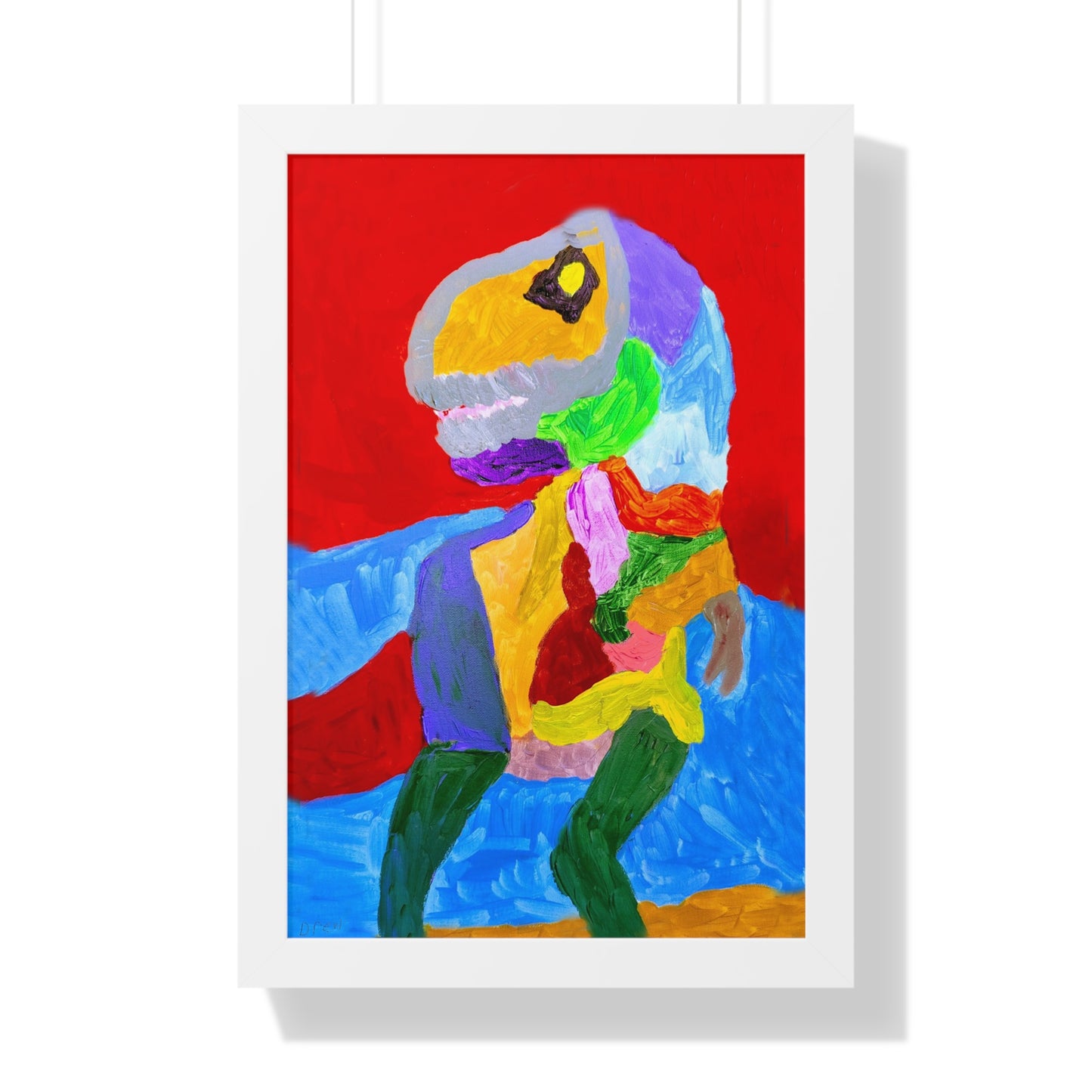 Framed Vertical Poster - "SheRex"