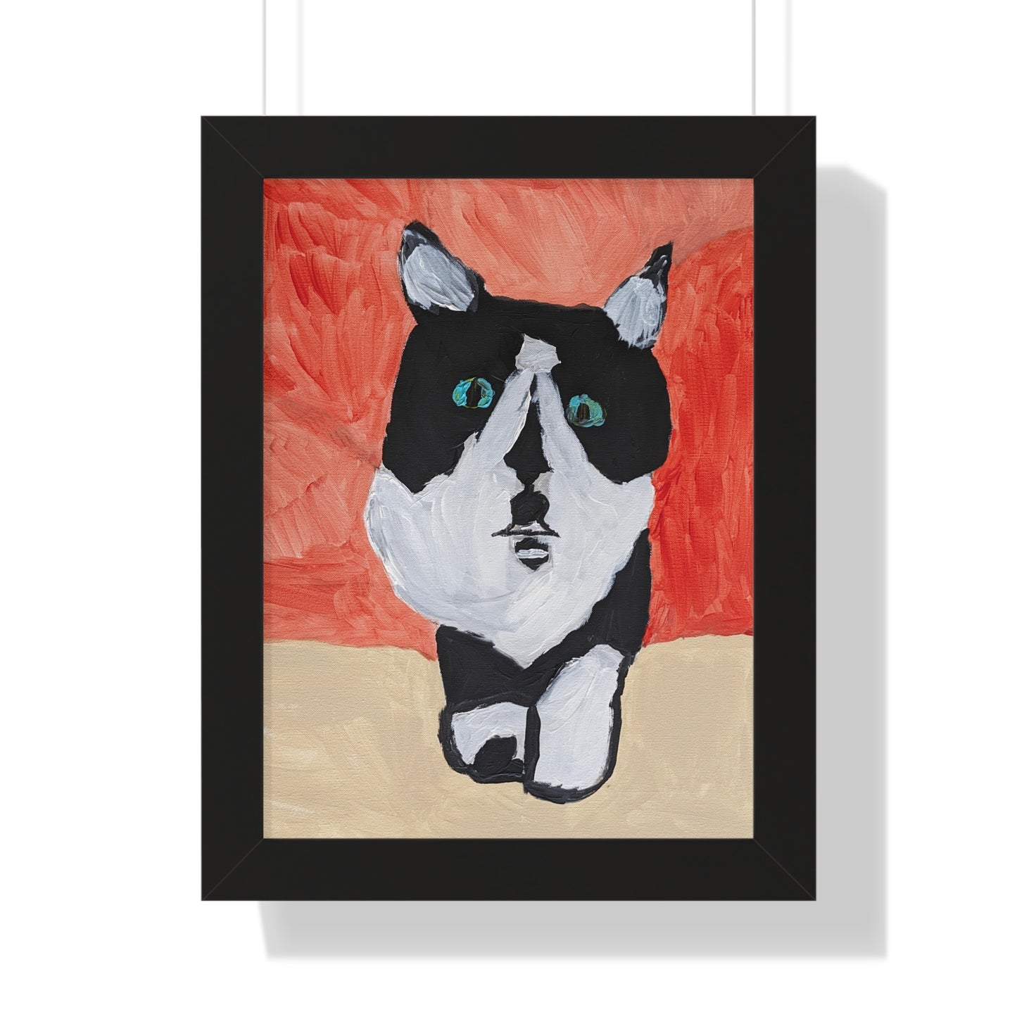 Framed Print - "Stache"