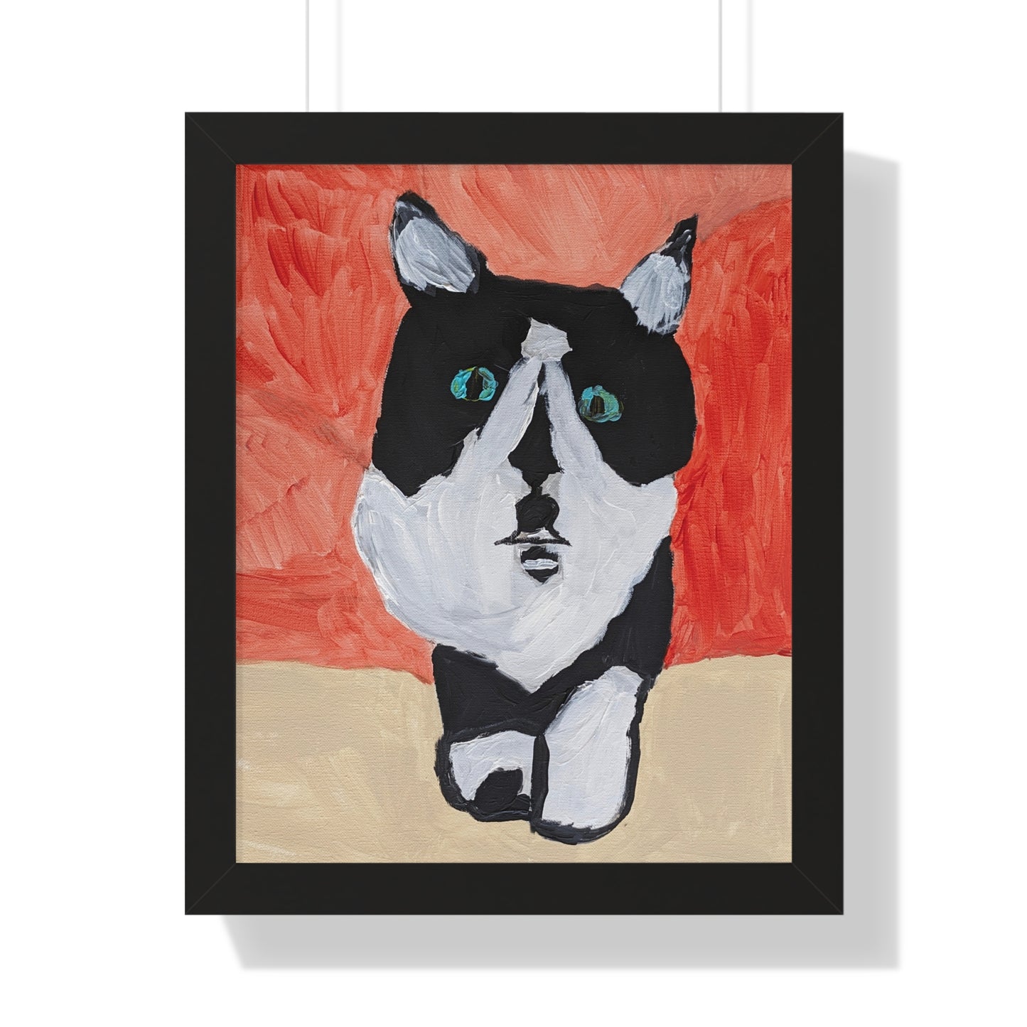Framed Print - "Stache"