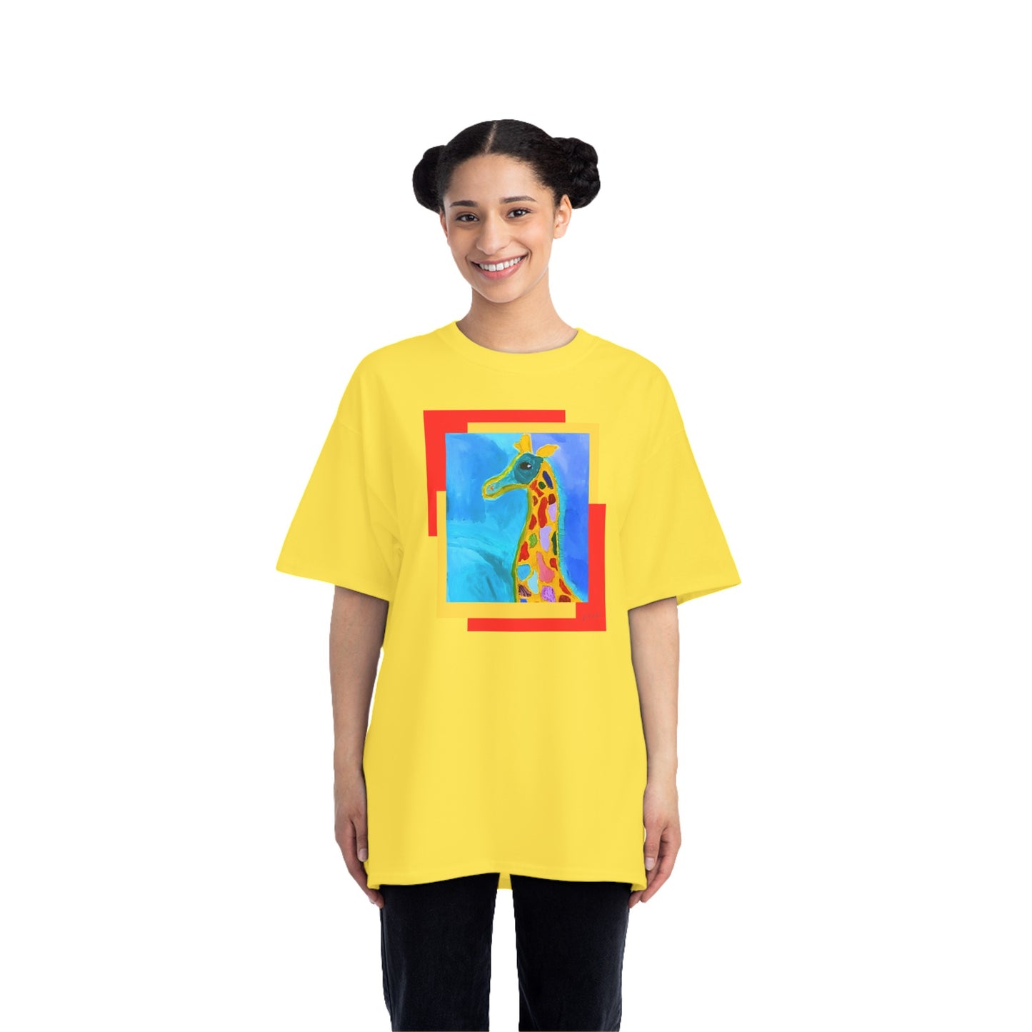 Beefy-T® Short-Sleeve - giraffe
