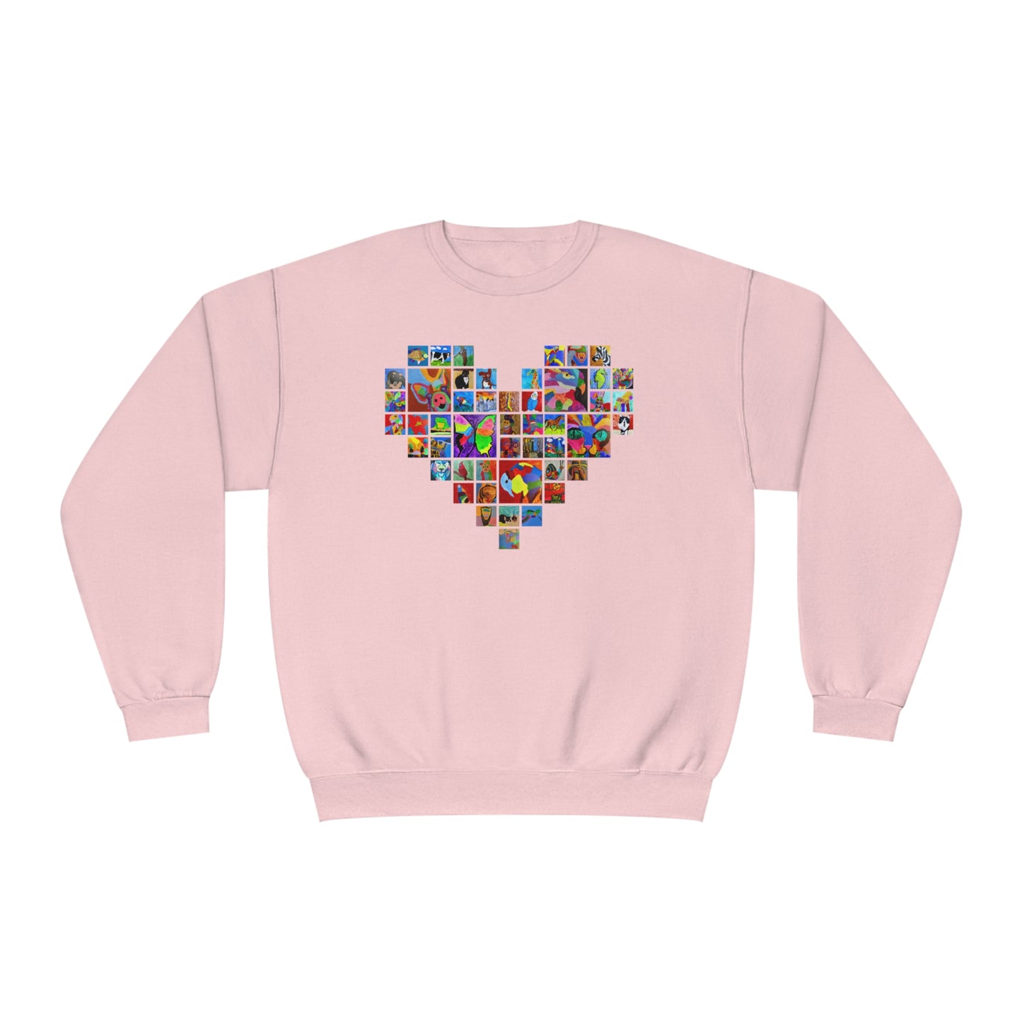 Crewneck Sweatshirt - "Mom's Heart" collage