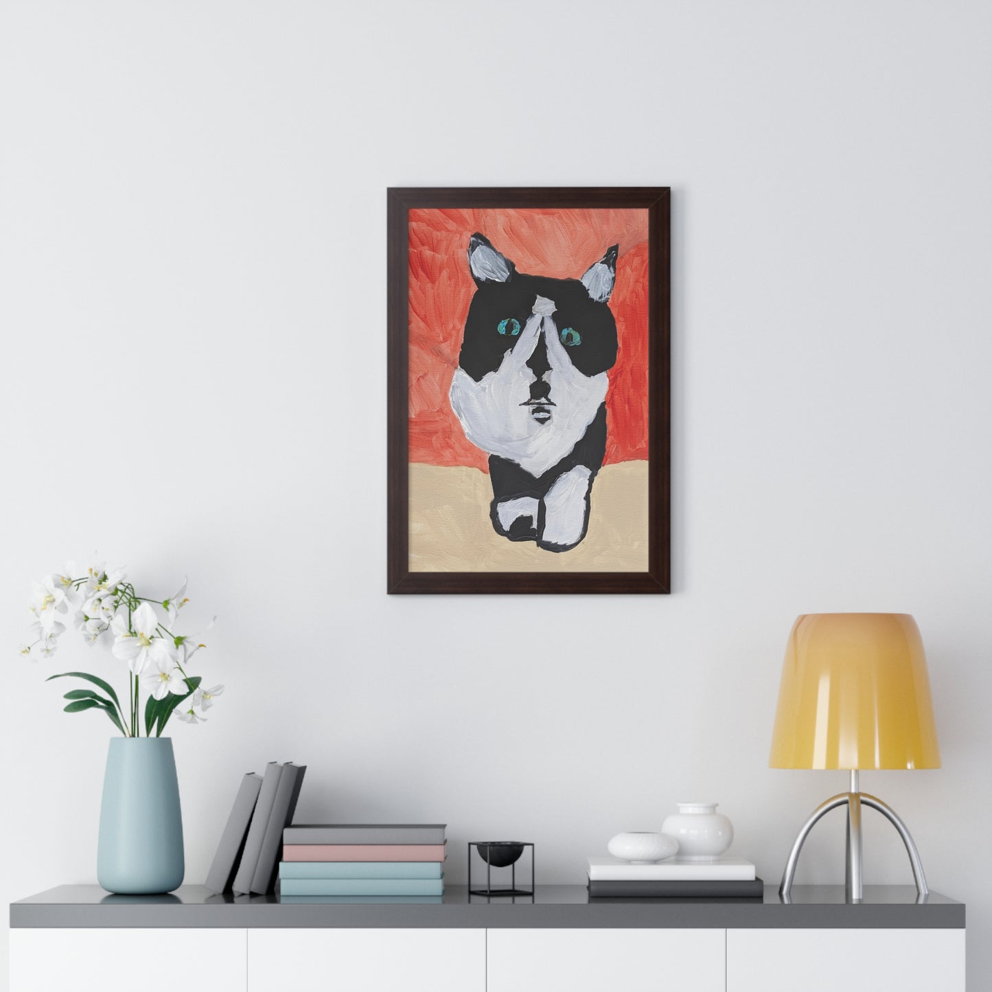 Framed Print - "Stache"