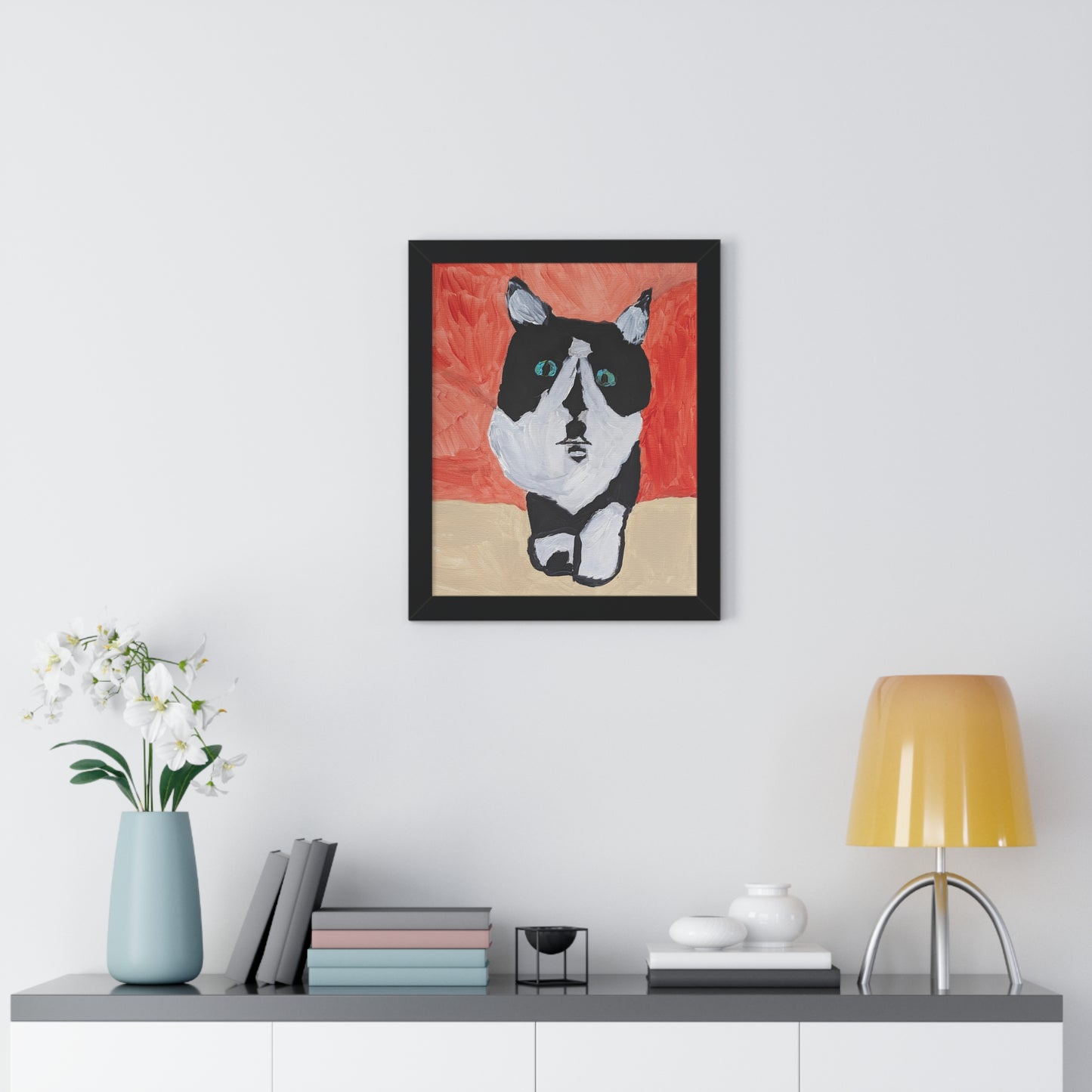 Framed Print - "Stache"