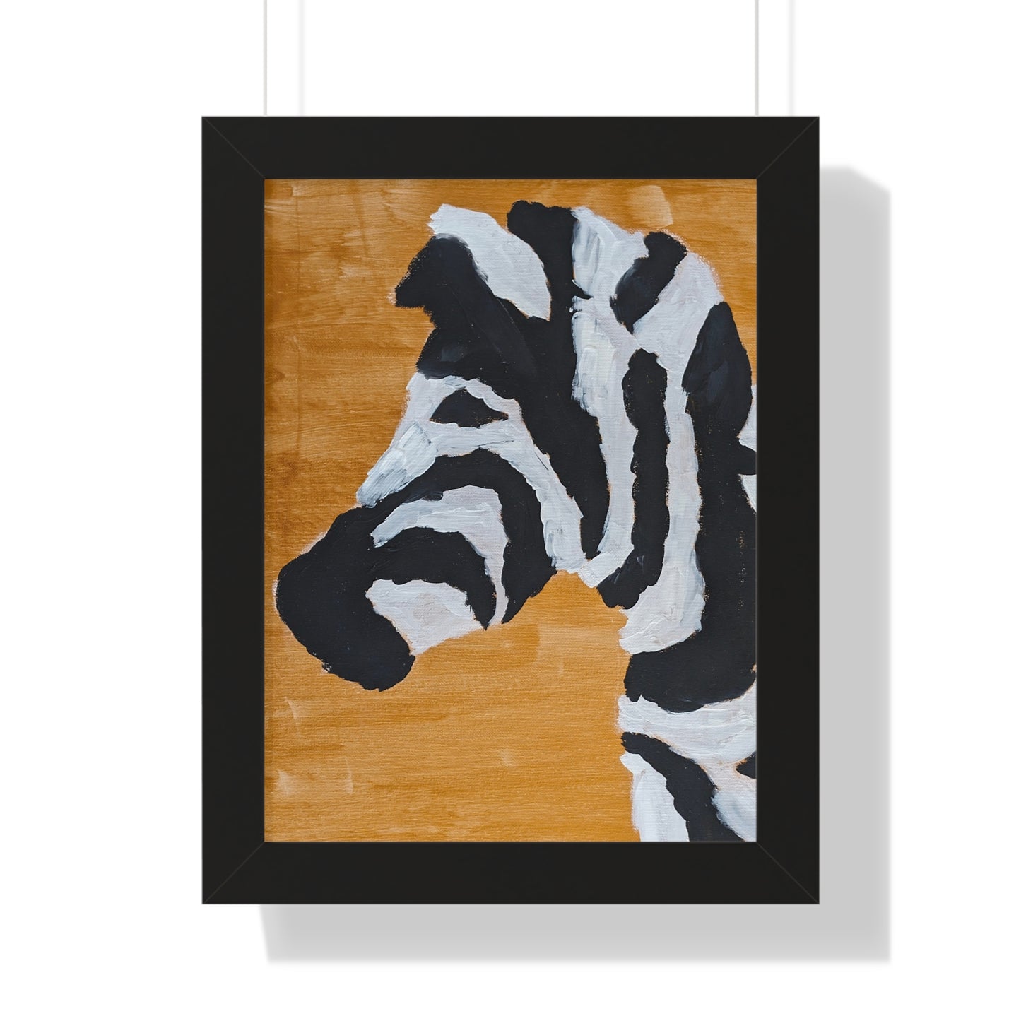 Framed Print - "Zebra Zen"