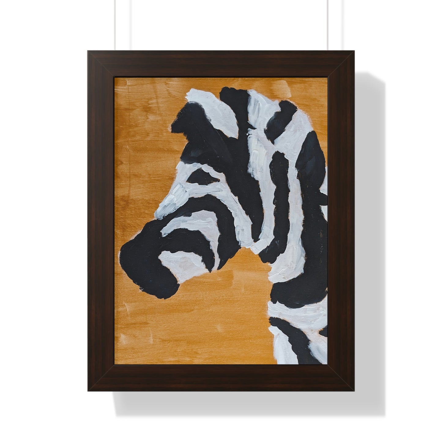 Framed Print - "Zebra Zen"