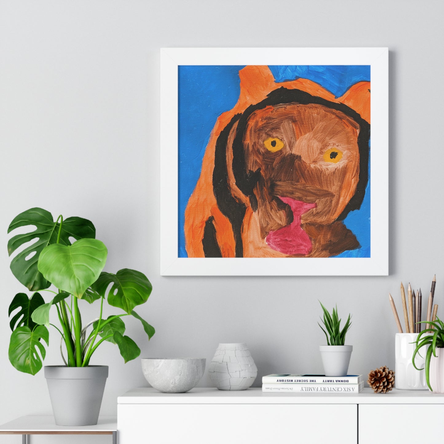 Framed Print - "Regal Stripes"