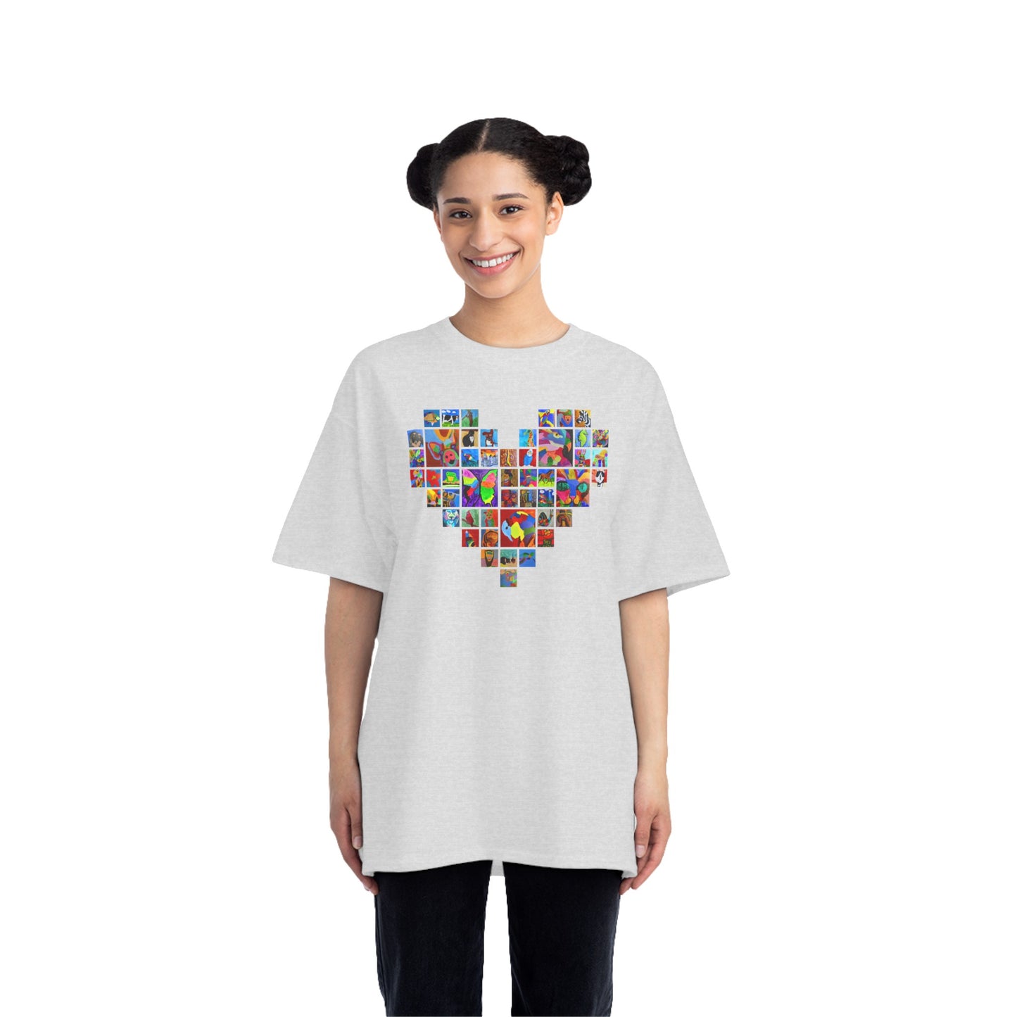 Men's Tee - heart collage