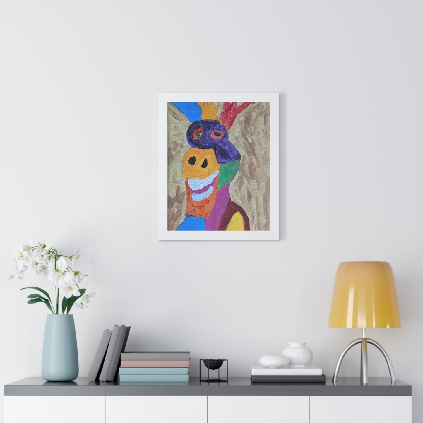 Framed Print - "Smiley Donkey"