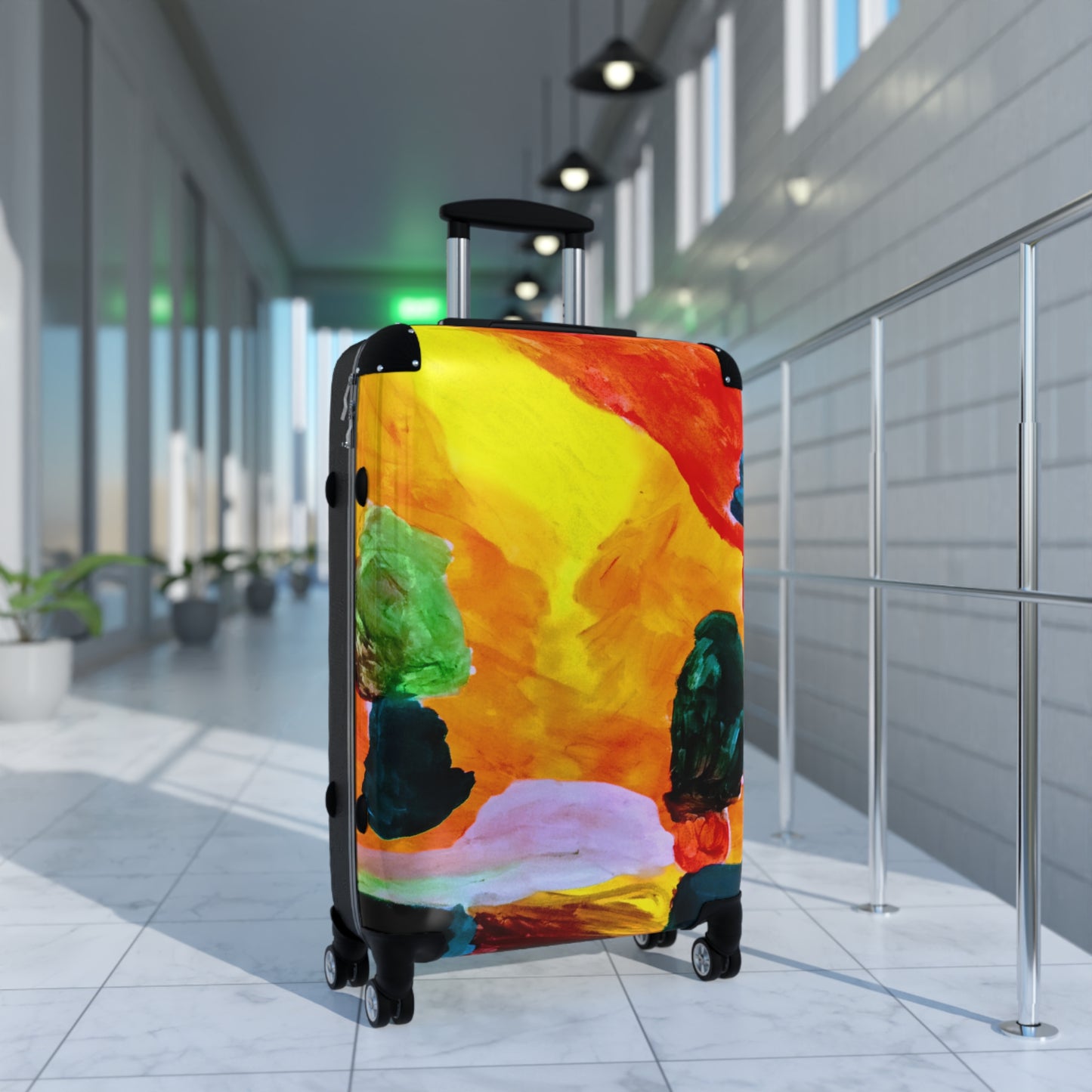 Suitcase - "Spectral Sunset"