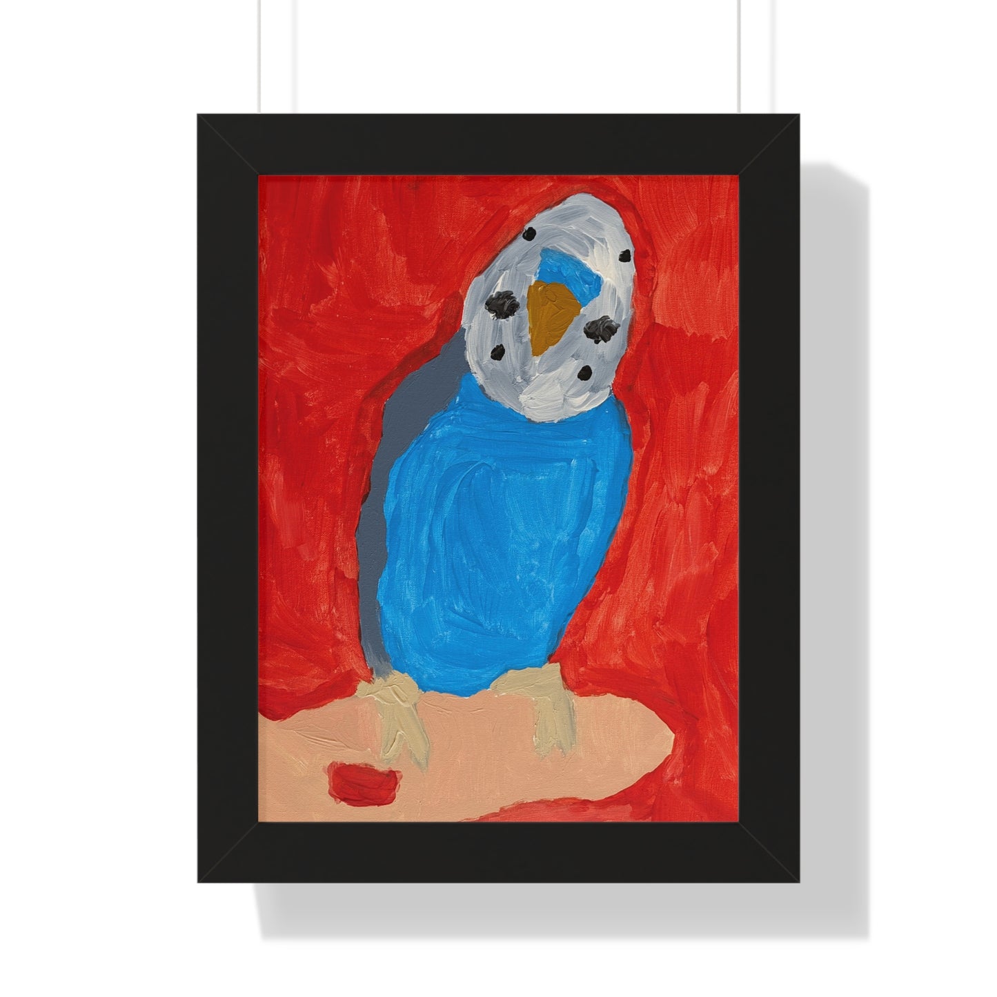 Framed Print - Dallas the Budgie