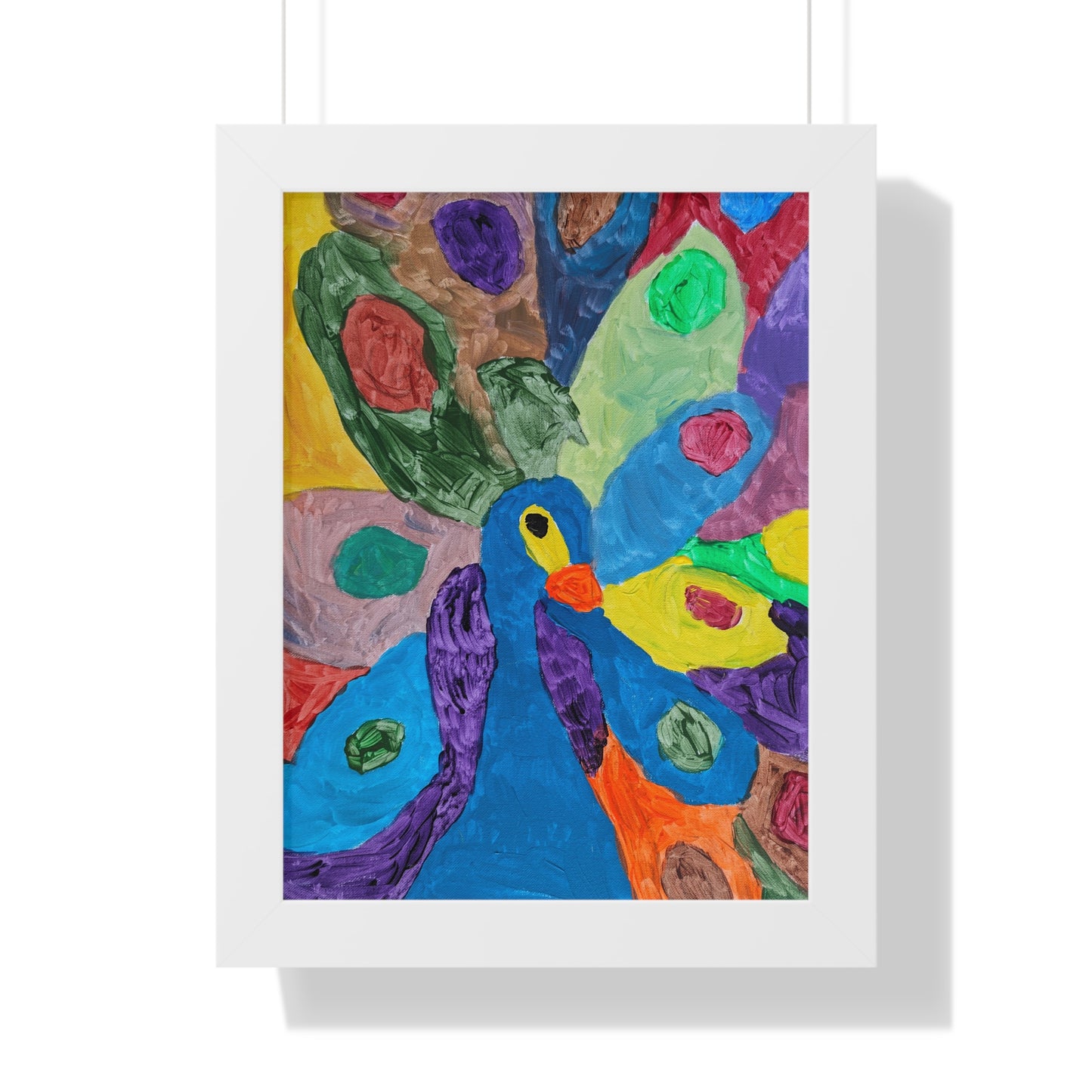 Framed Print - "Piper Peacock"