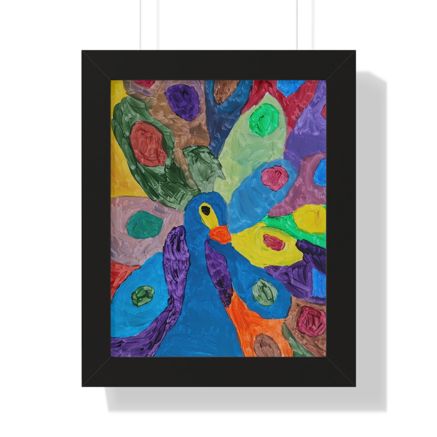 Framed Print - "Piper Peacock"