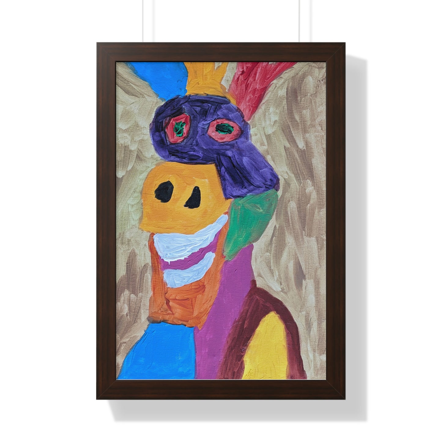 Framed Print - "Smiley Donkey"