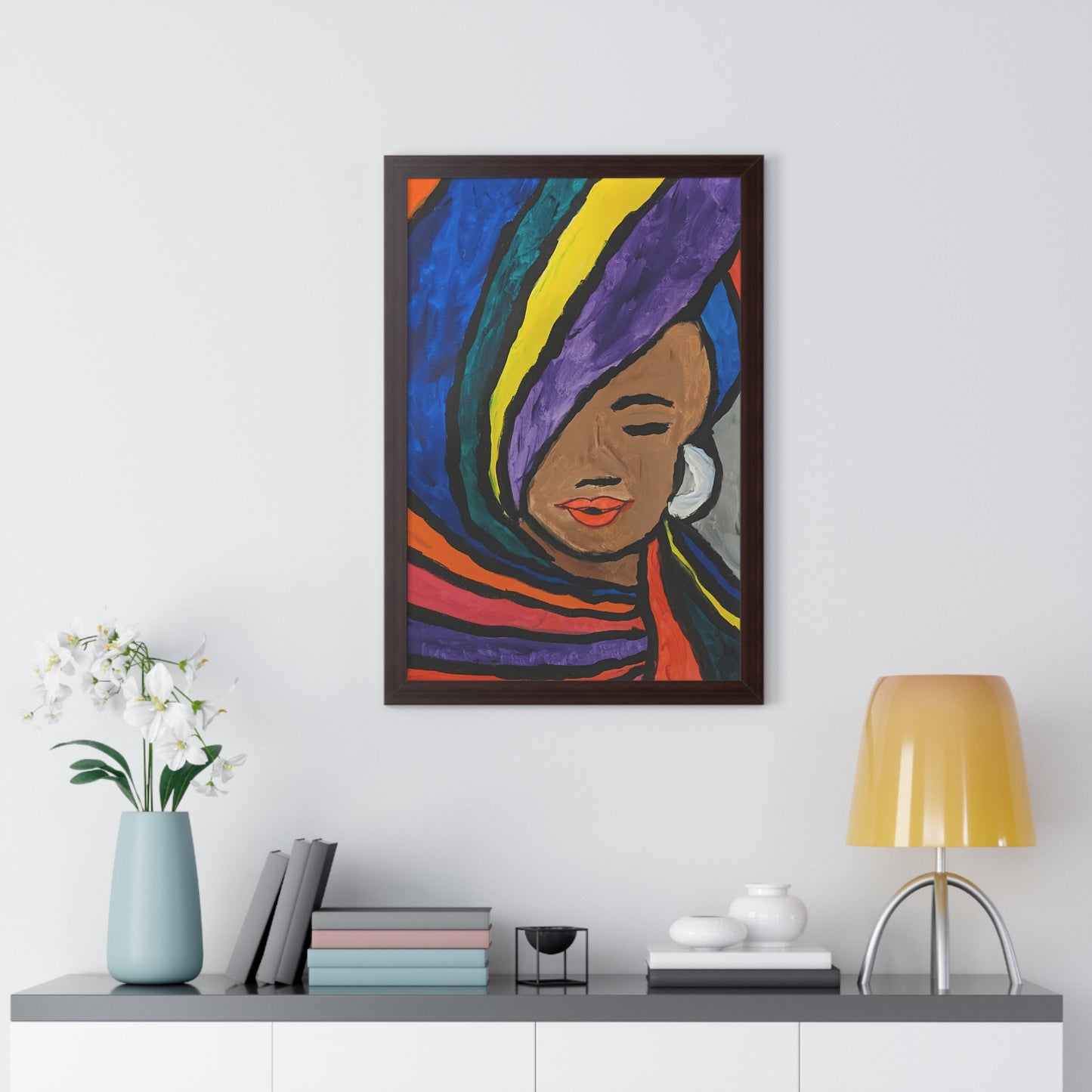 Framed Print - Pretty Lady