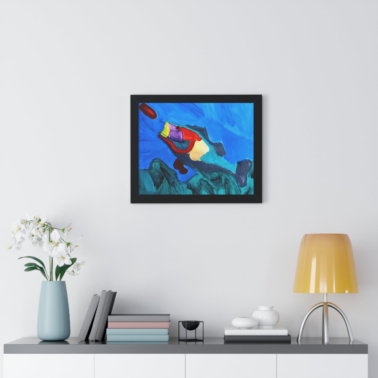 Framed Print - "Grandpa's Bass"