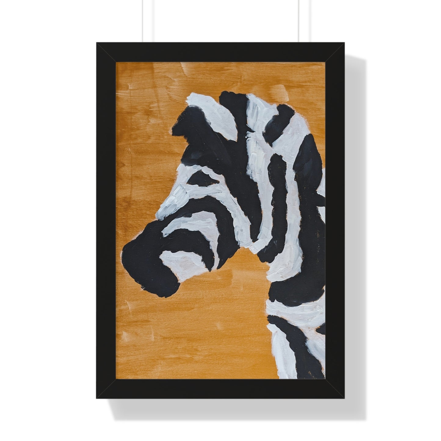 Framed Print - "Zebra Zen"