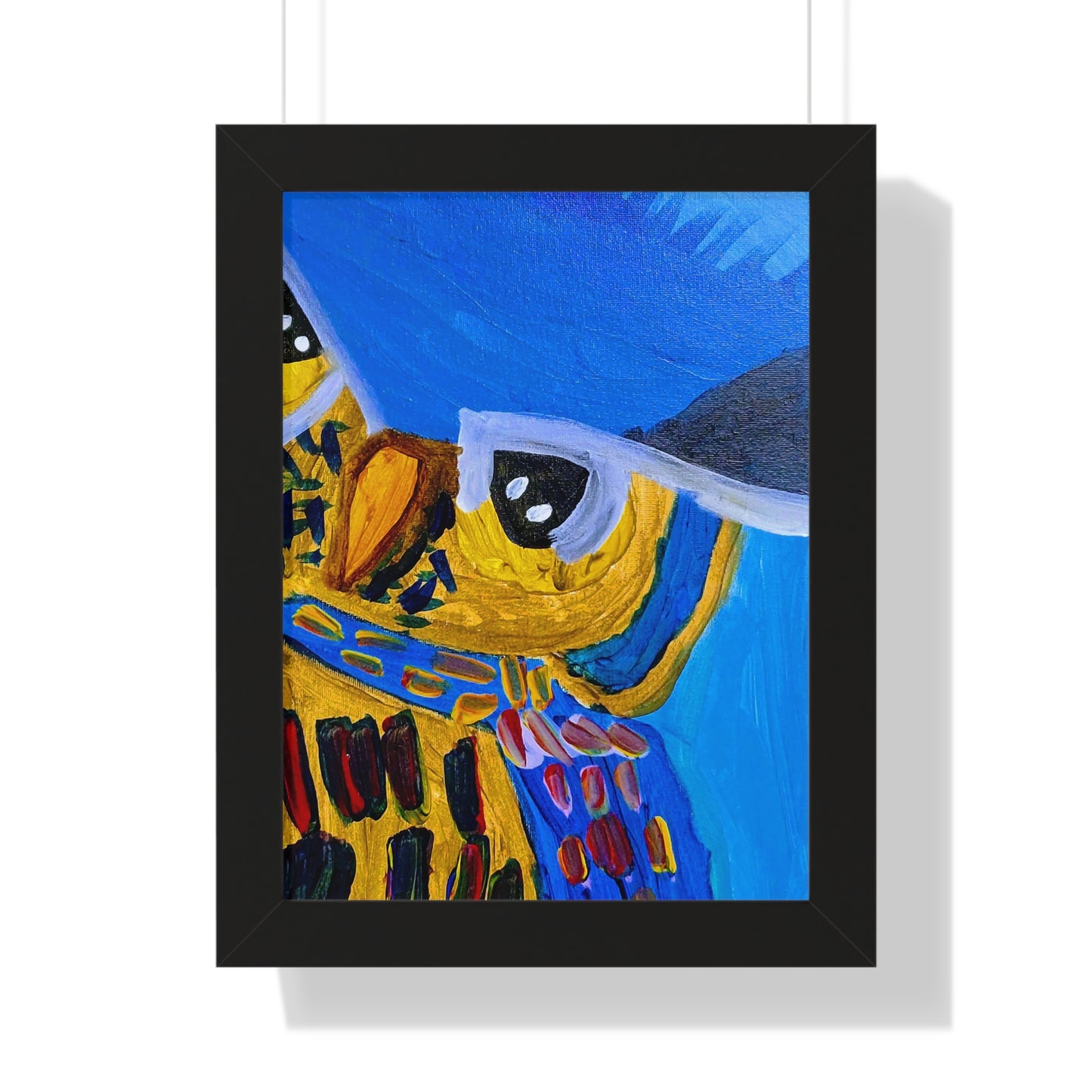 Framed Print - "Sapphire Sentinel"