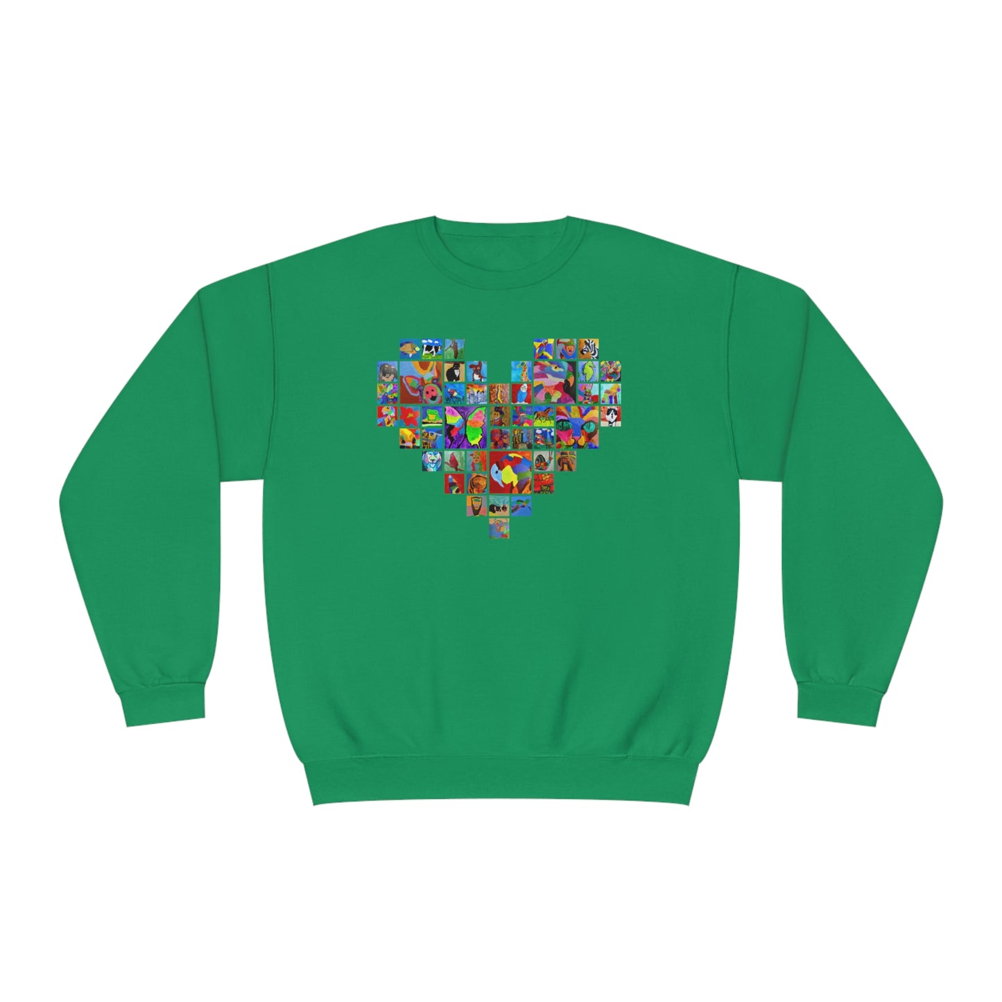 Crewneck Sweatshirt - "Mom's Heart" collage