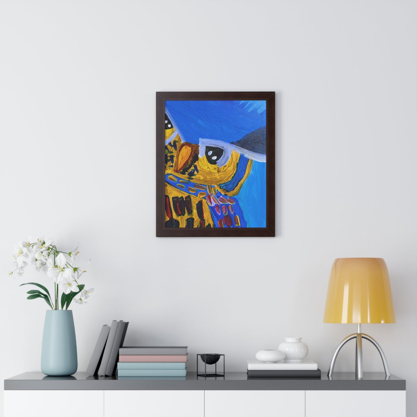 Framed Print - "Sapphire Sentinel"