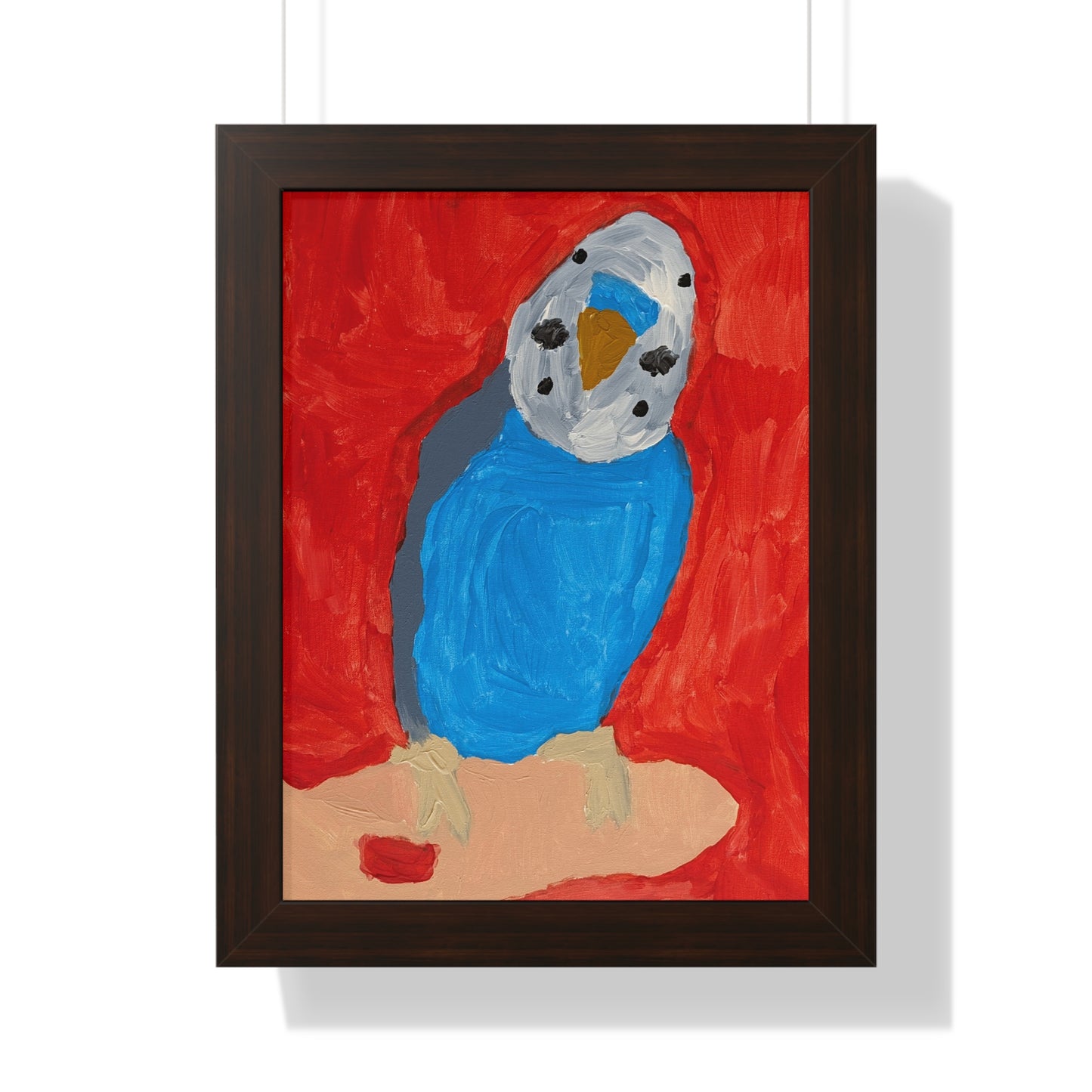 Framed Print - Dallas the Budgie