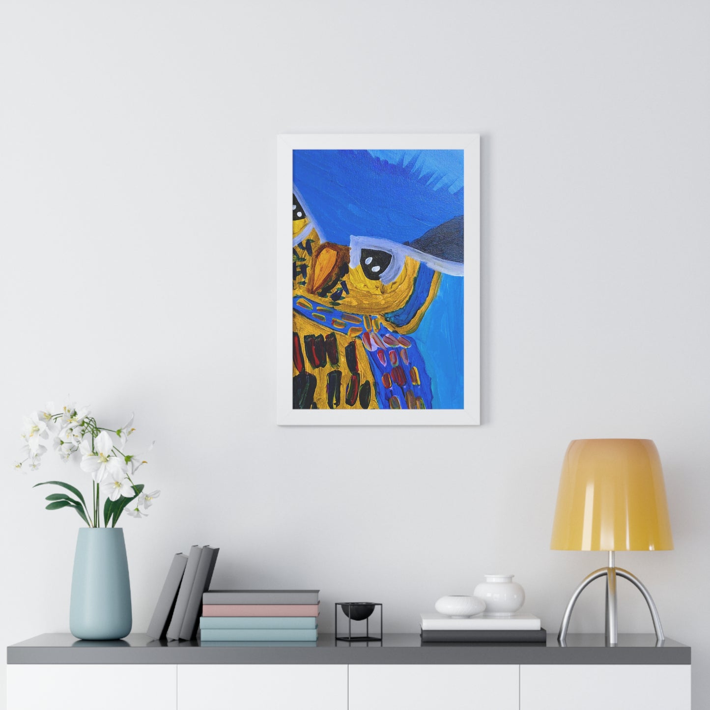 Framed Print - "Sapphire Sentinel"