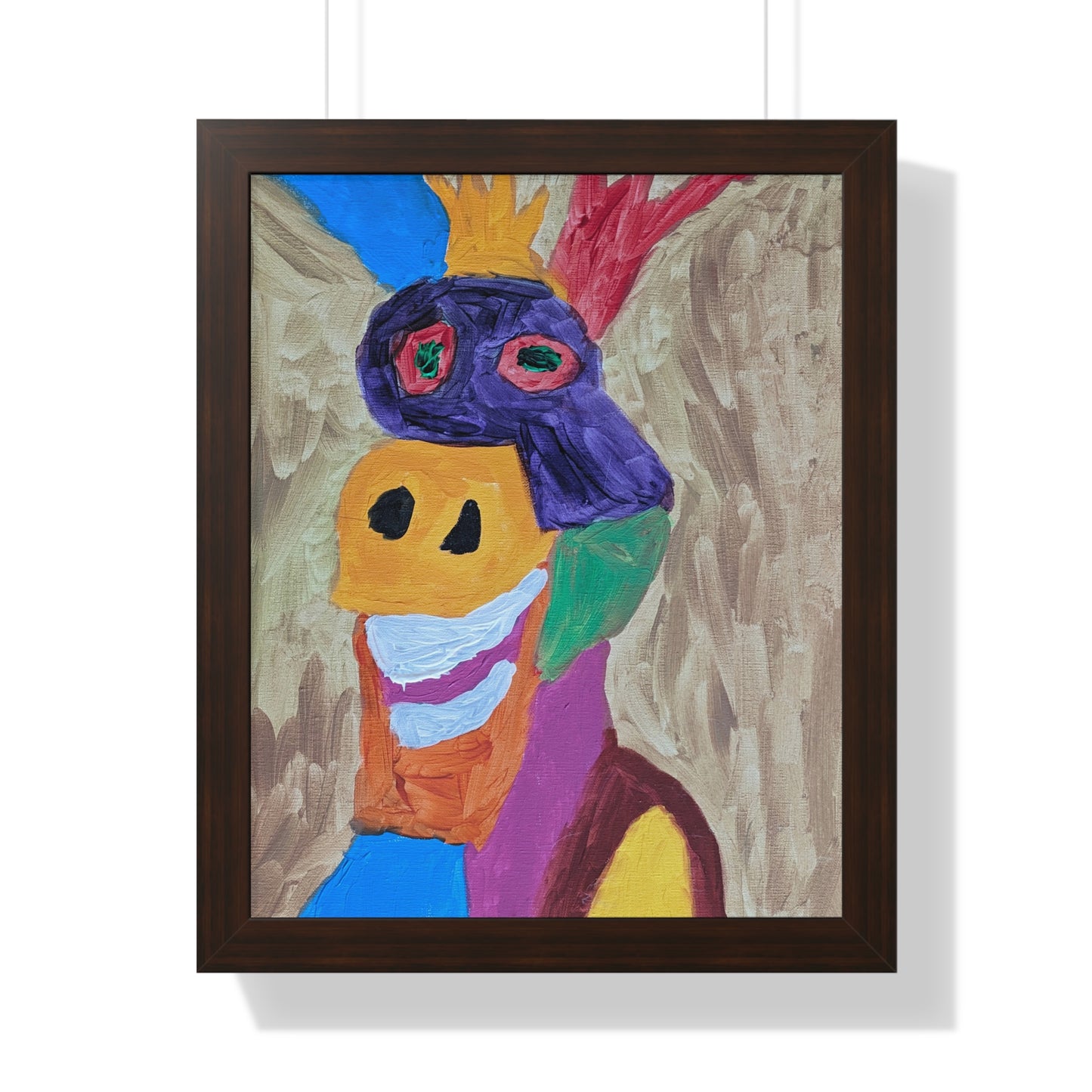 Framed Print - "Smiley Donkey"