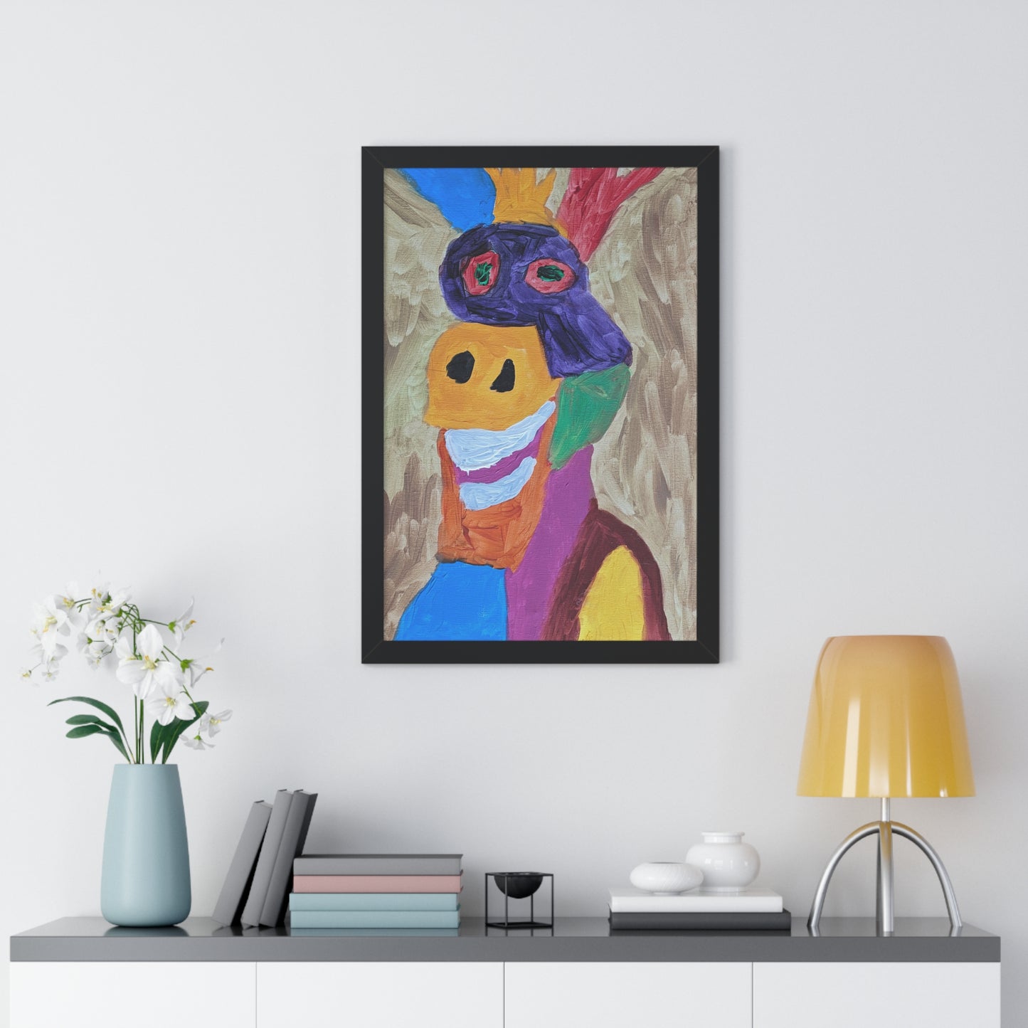 Framed Print - "Smiley Donkey"