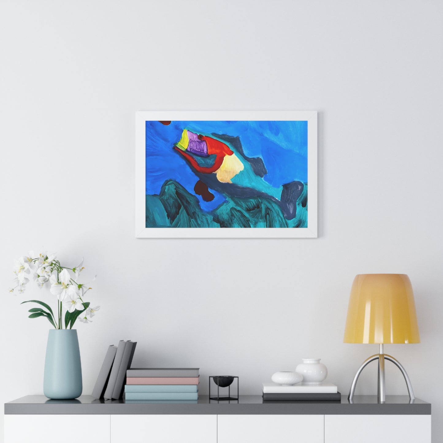 Framed Print - "Grandpa's Bass"