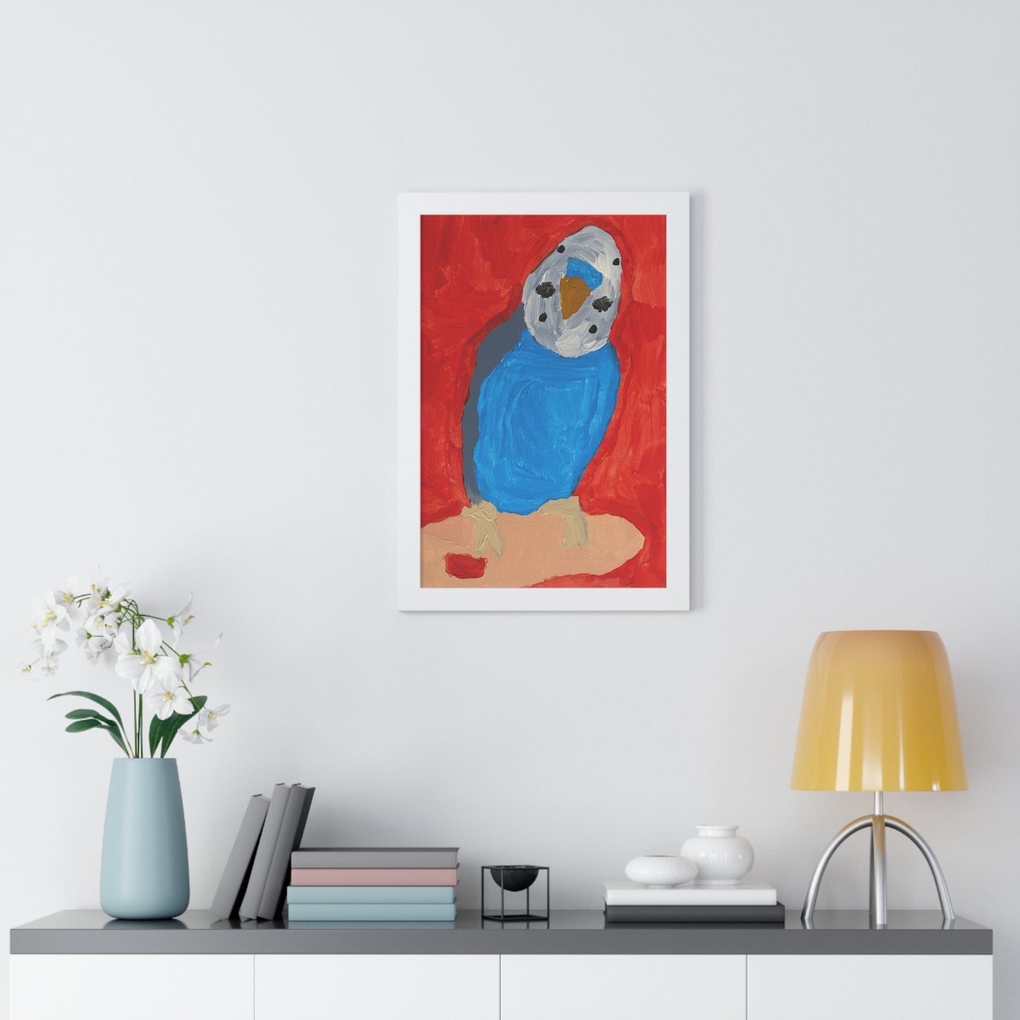 Framed Print - Dallas the Budgie