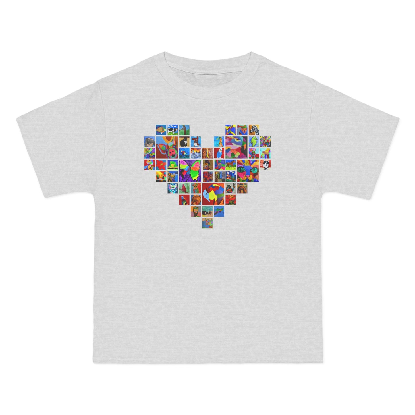 Men's Tee - heart collage