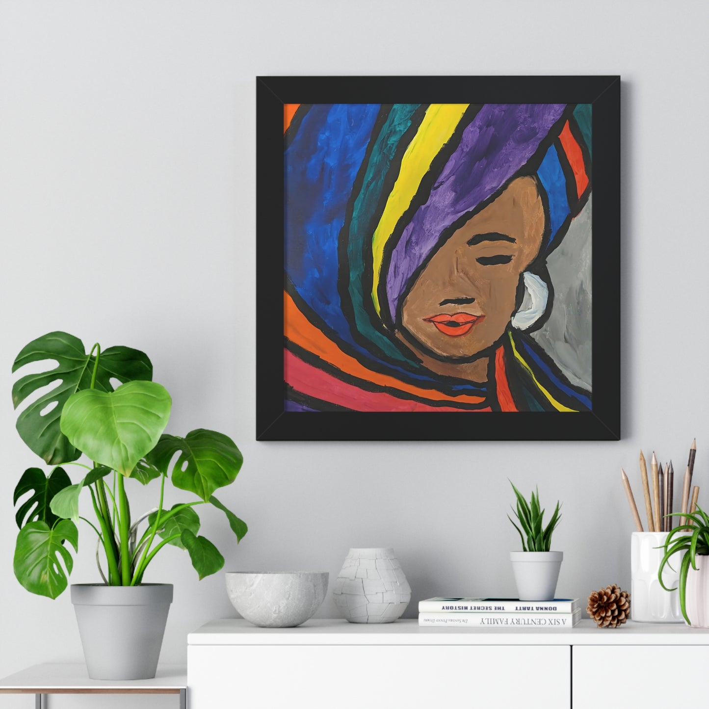 Framed Print - Pretty Lady