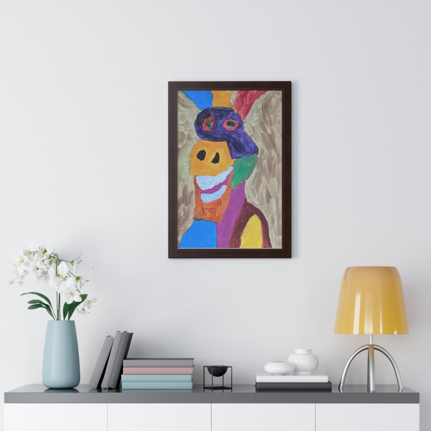 Framed Print - "Smiley Donkey"