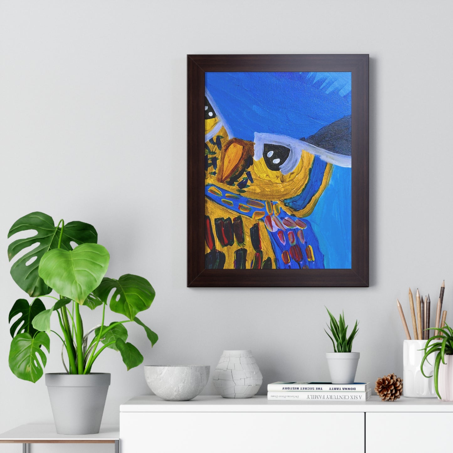 Framed Print - "Sapphire Sentinel"