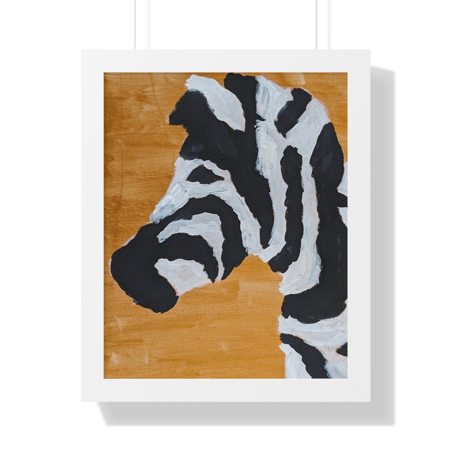 Framed Print - "Zebra Zen"