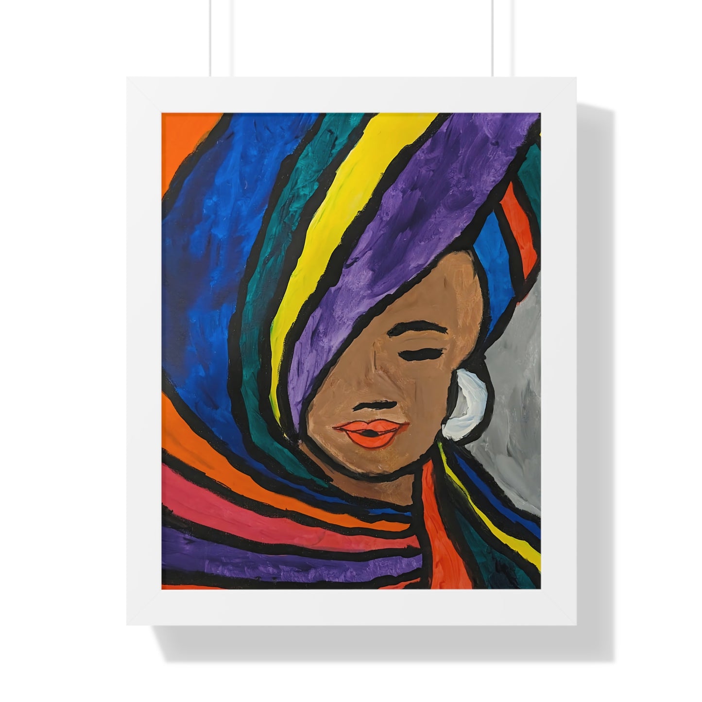 Framed Print - Pretty Lady