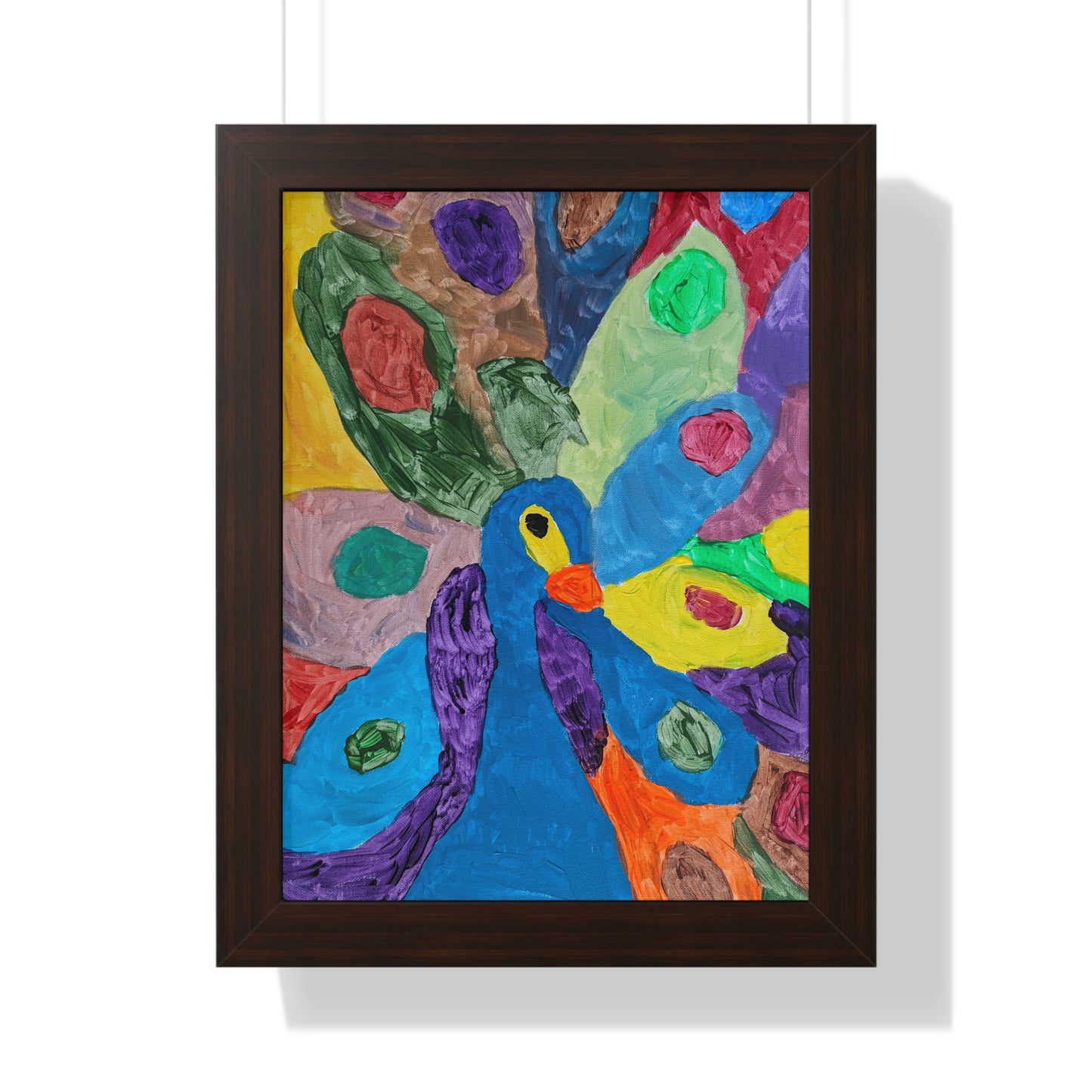 Framed Print - "Piper Peacock"