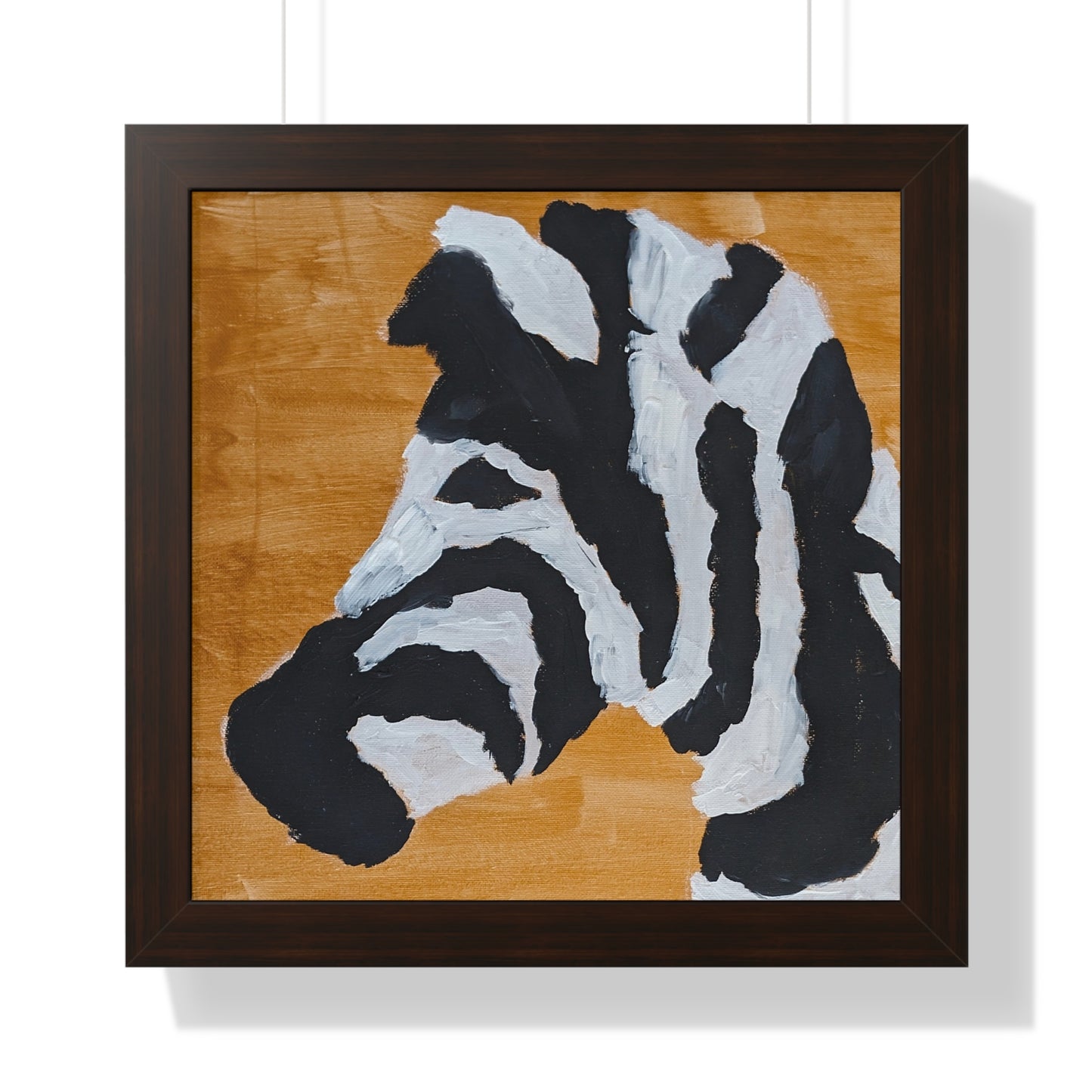 Framed Print - "Zebra Zen"