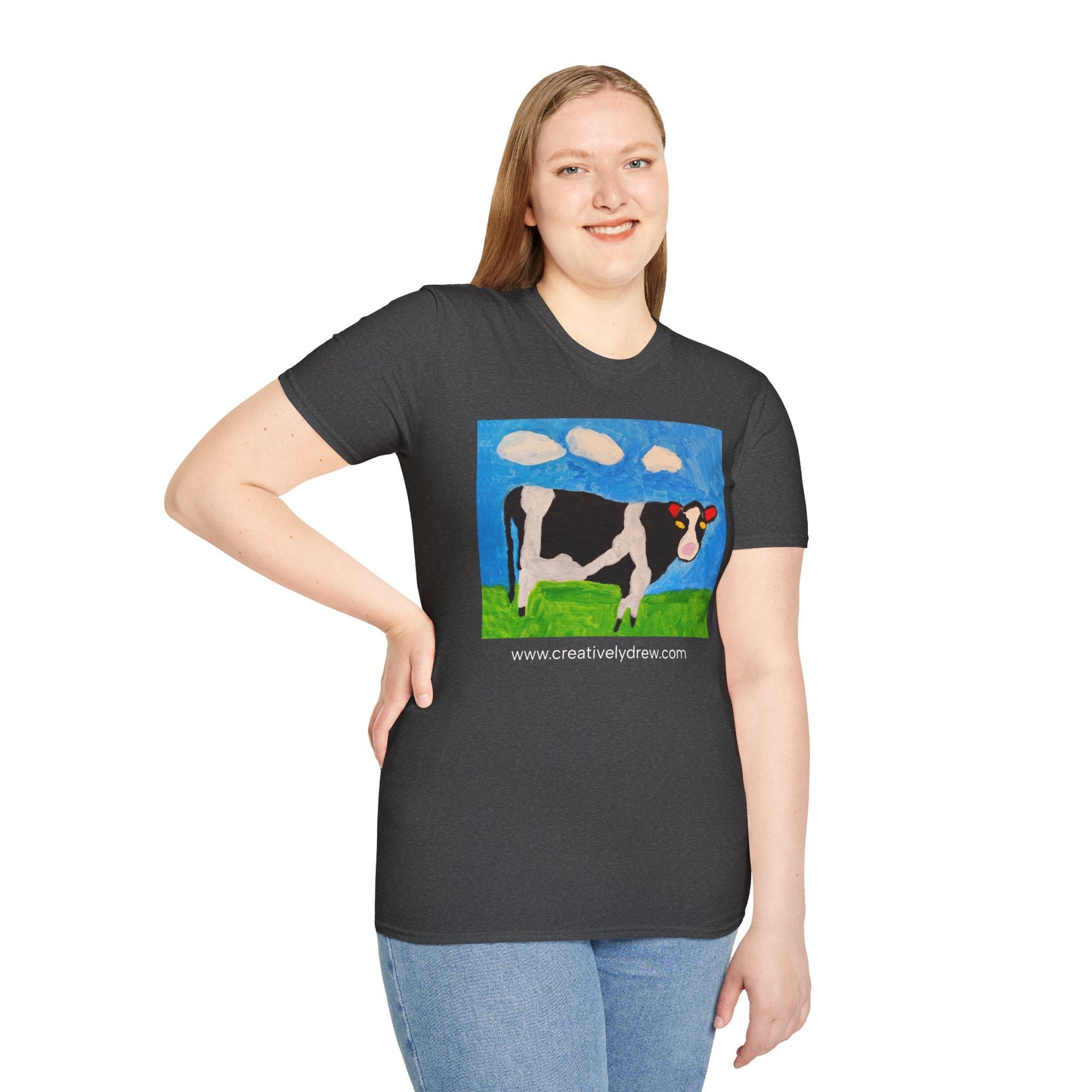 Unisex Softstyle T-Shirt - Cow