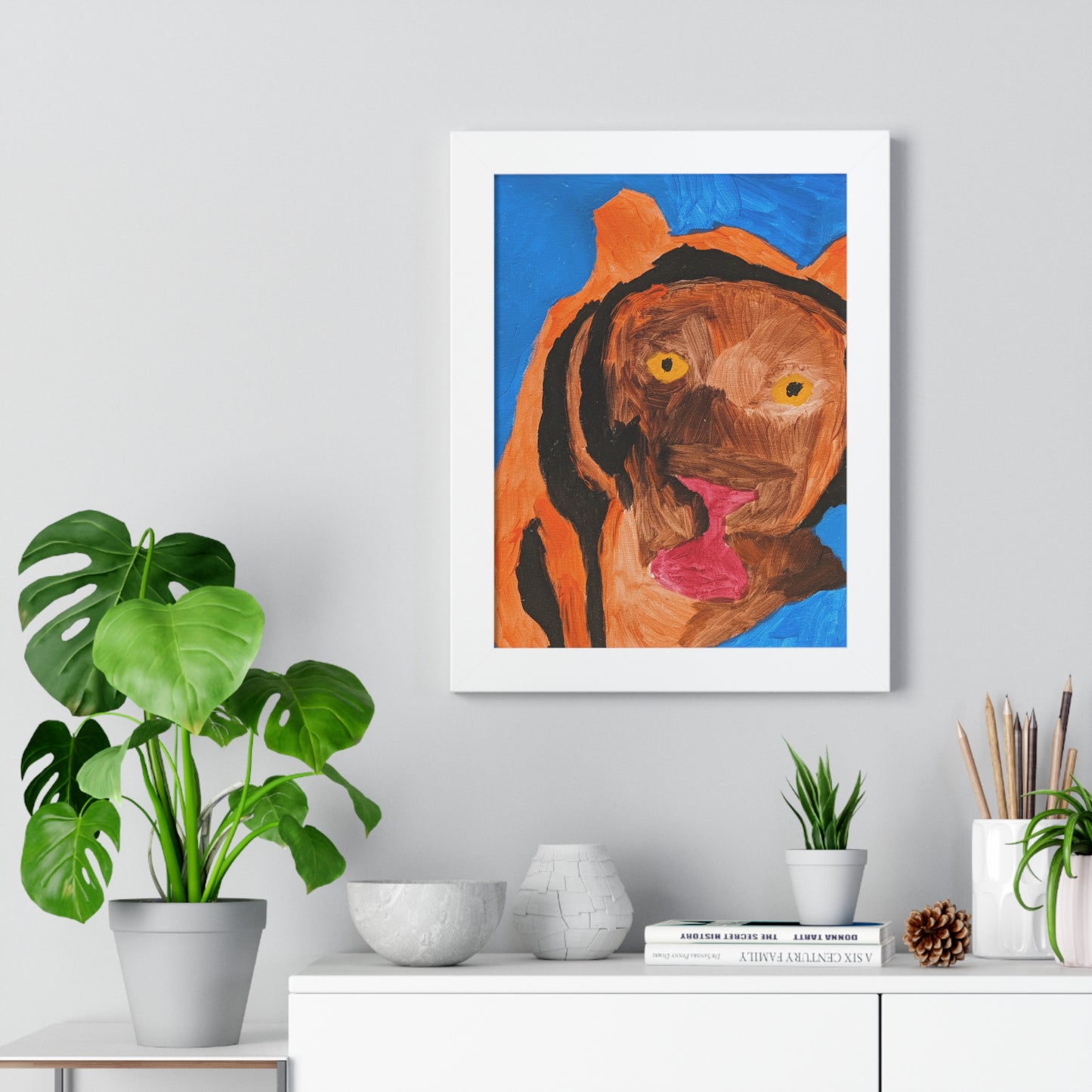 Framed Print - "Regal Stripes"