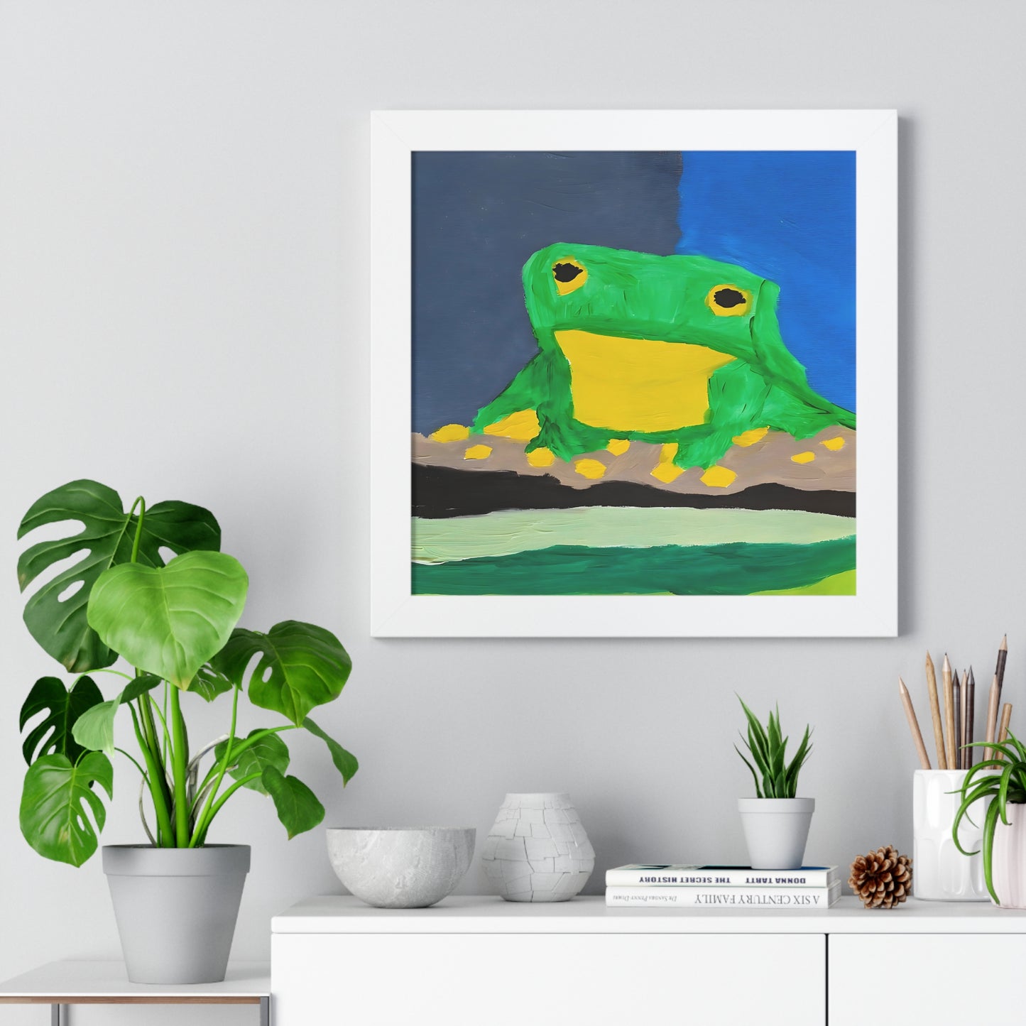 Framed Print - "Little Hopper"