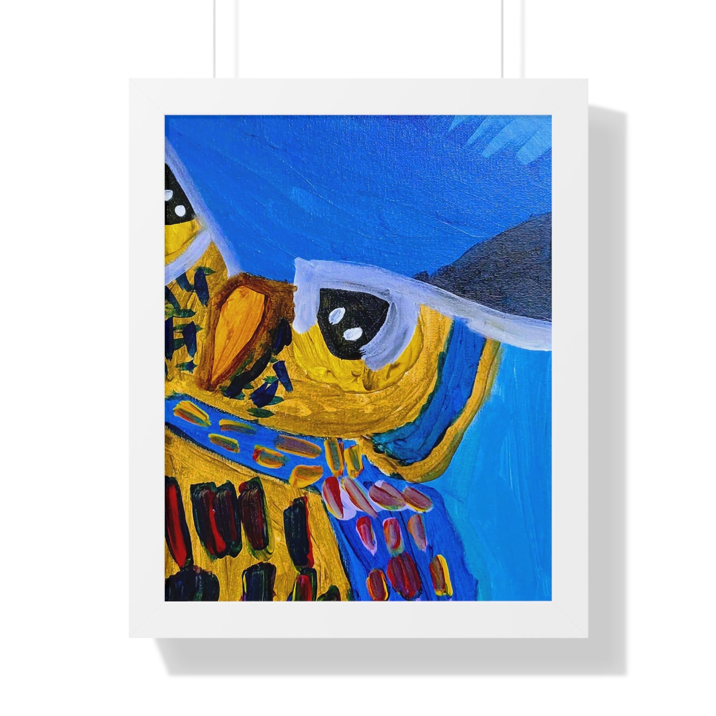 Framed Print - "Sapphire Sentinel"