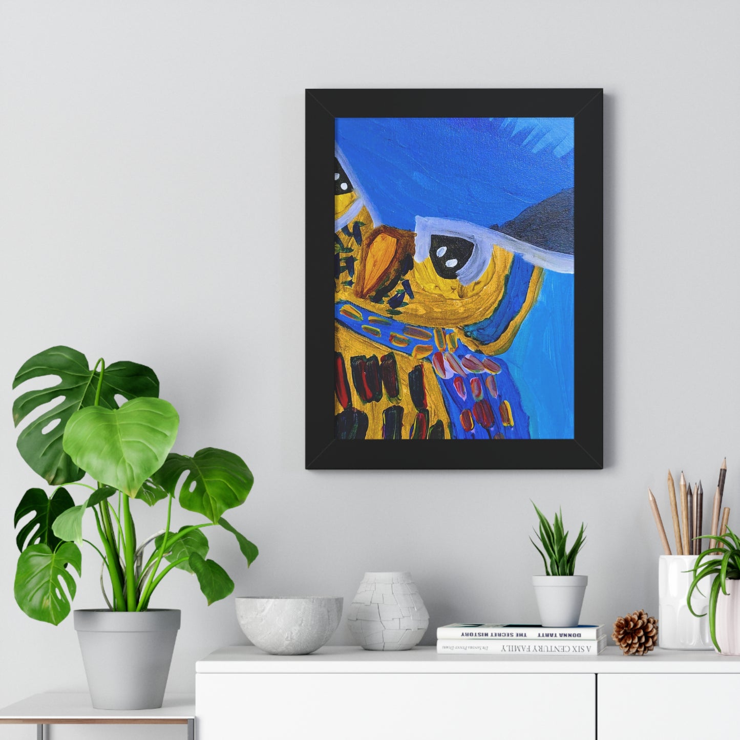 Framed Print - "Sapphire Sentinel"