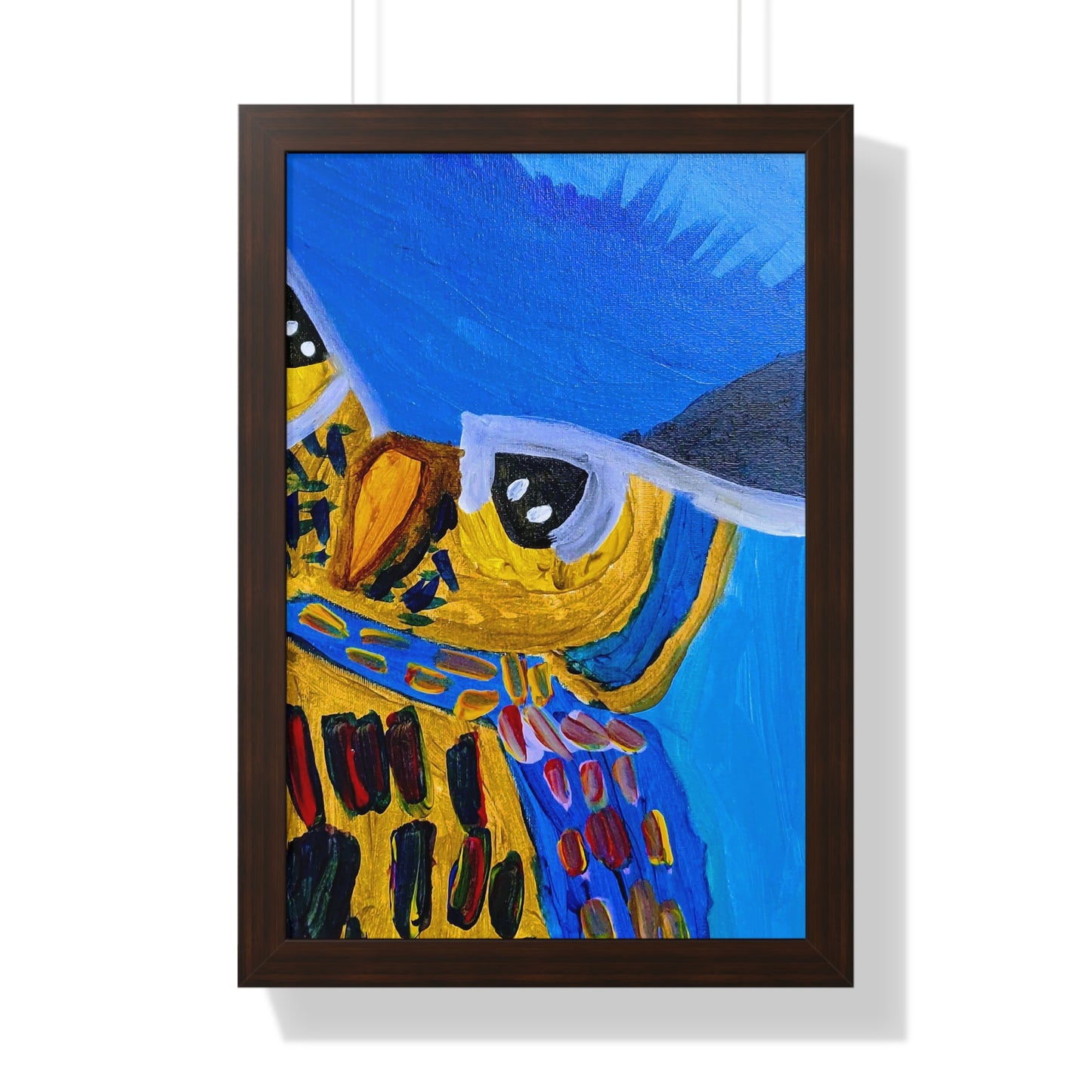 Framed Print - "Sapphire Sentinel"