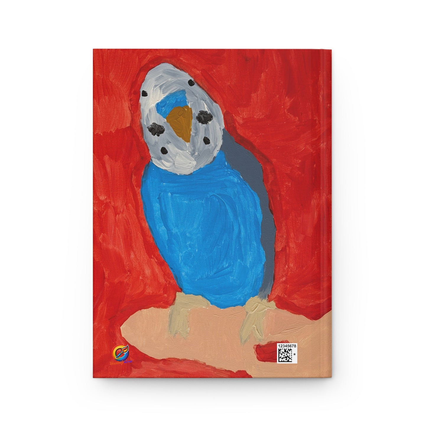 Hardcover Journal - "Dallas the Budgie"