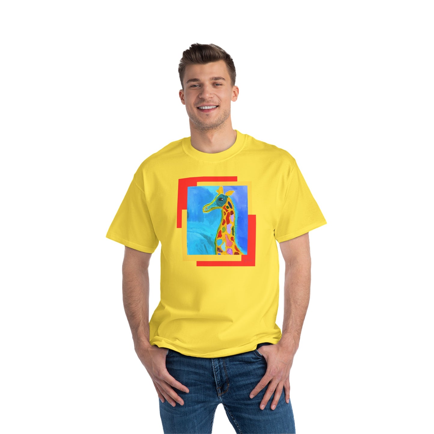 Beefy-T®  Short-Sleeve - giraffe