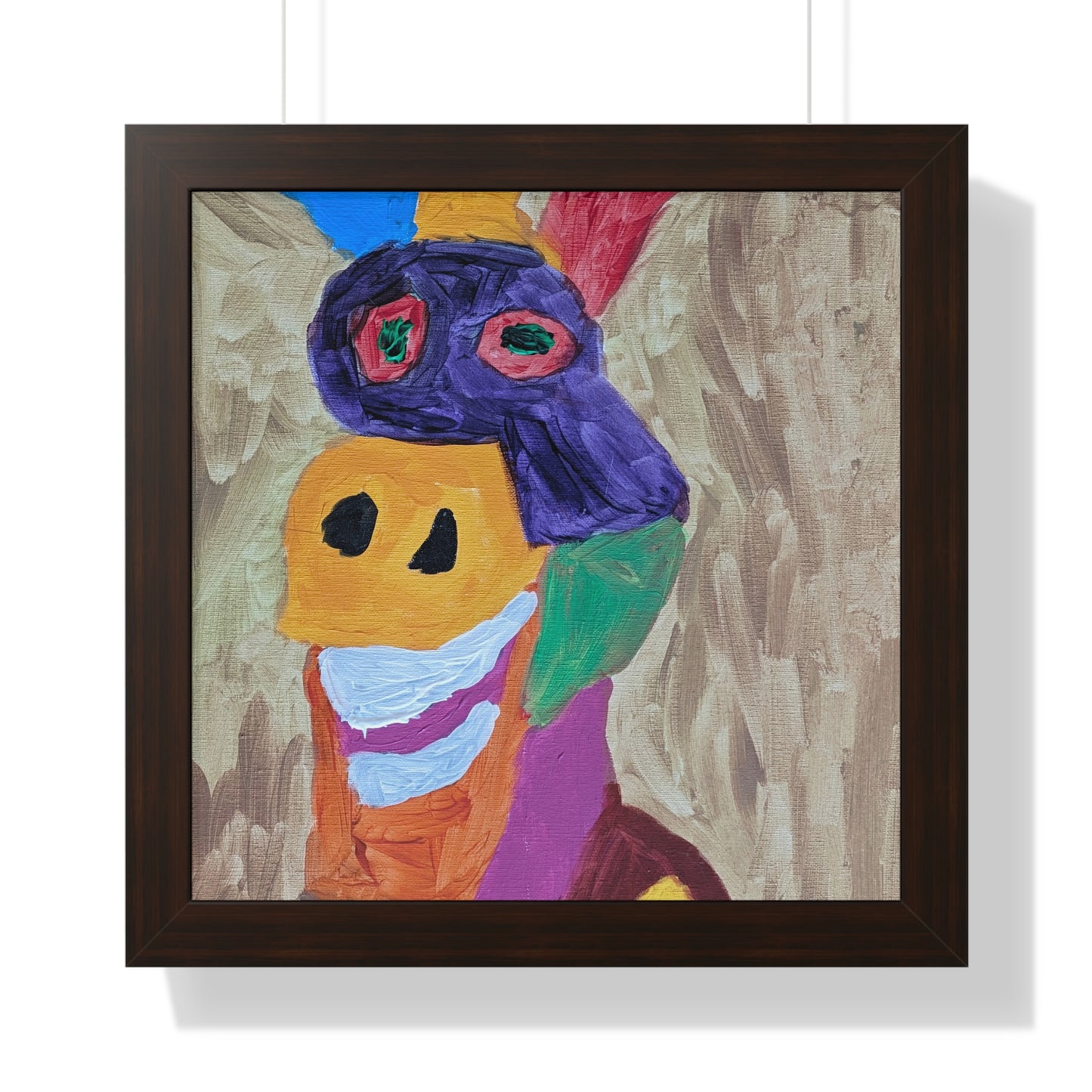 Framed Print - "Smiley Donkey"