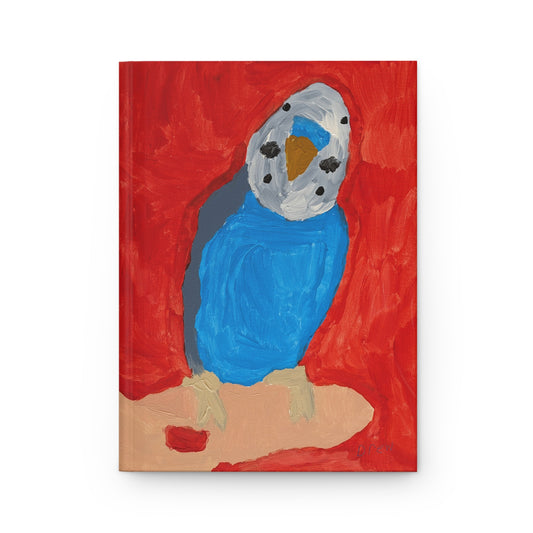 Hardcover Journal - "Dallas the Budgie"