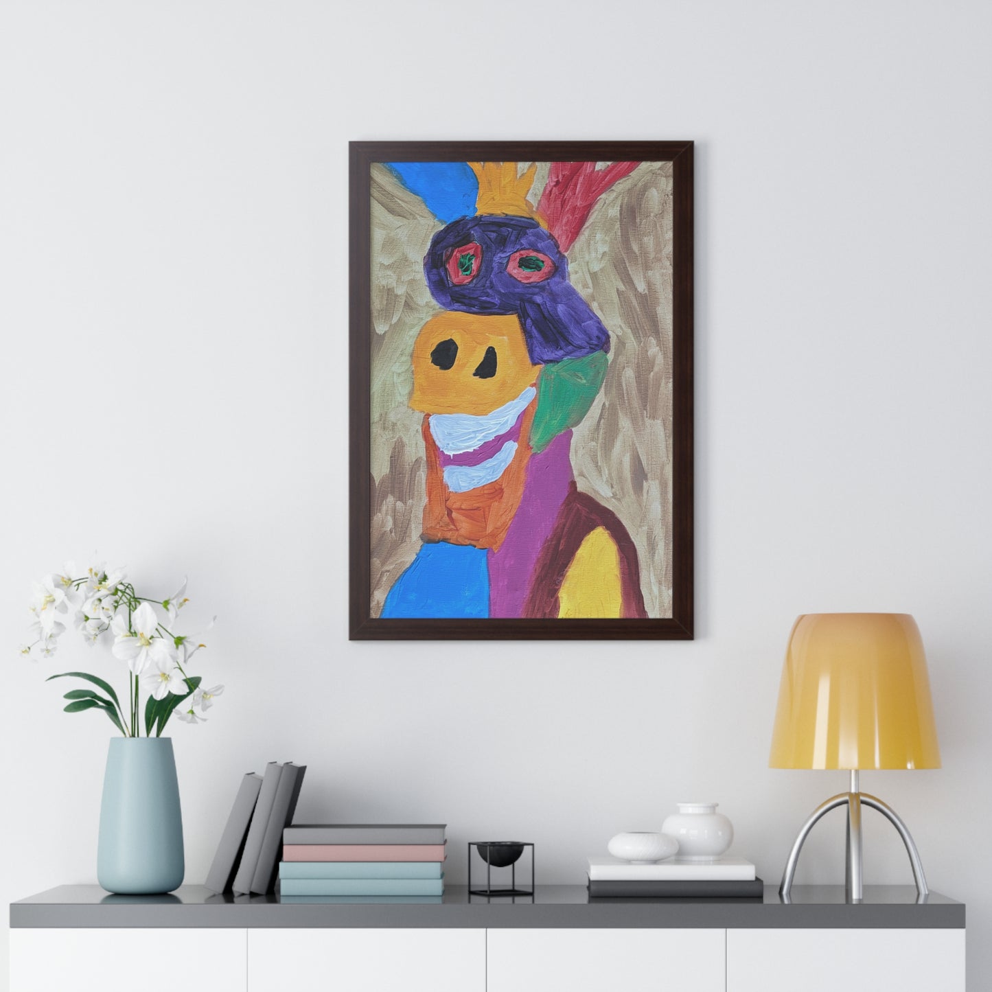 Framed Print - "Smiley Donkey"