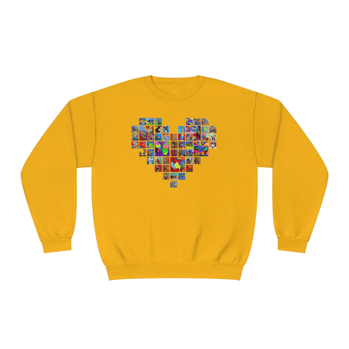 Crewneck Sweatshirt - "Mom's Heart" collage